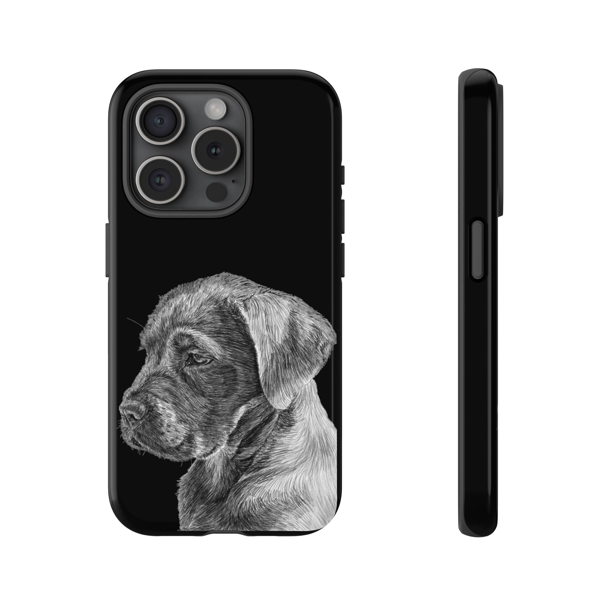 Custom Phone Case for Dog Lovers, Tough Cases with Labrador Design, Pet Owner Gift, Personalized Phone Cover, Animal Art Case