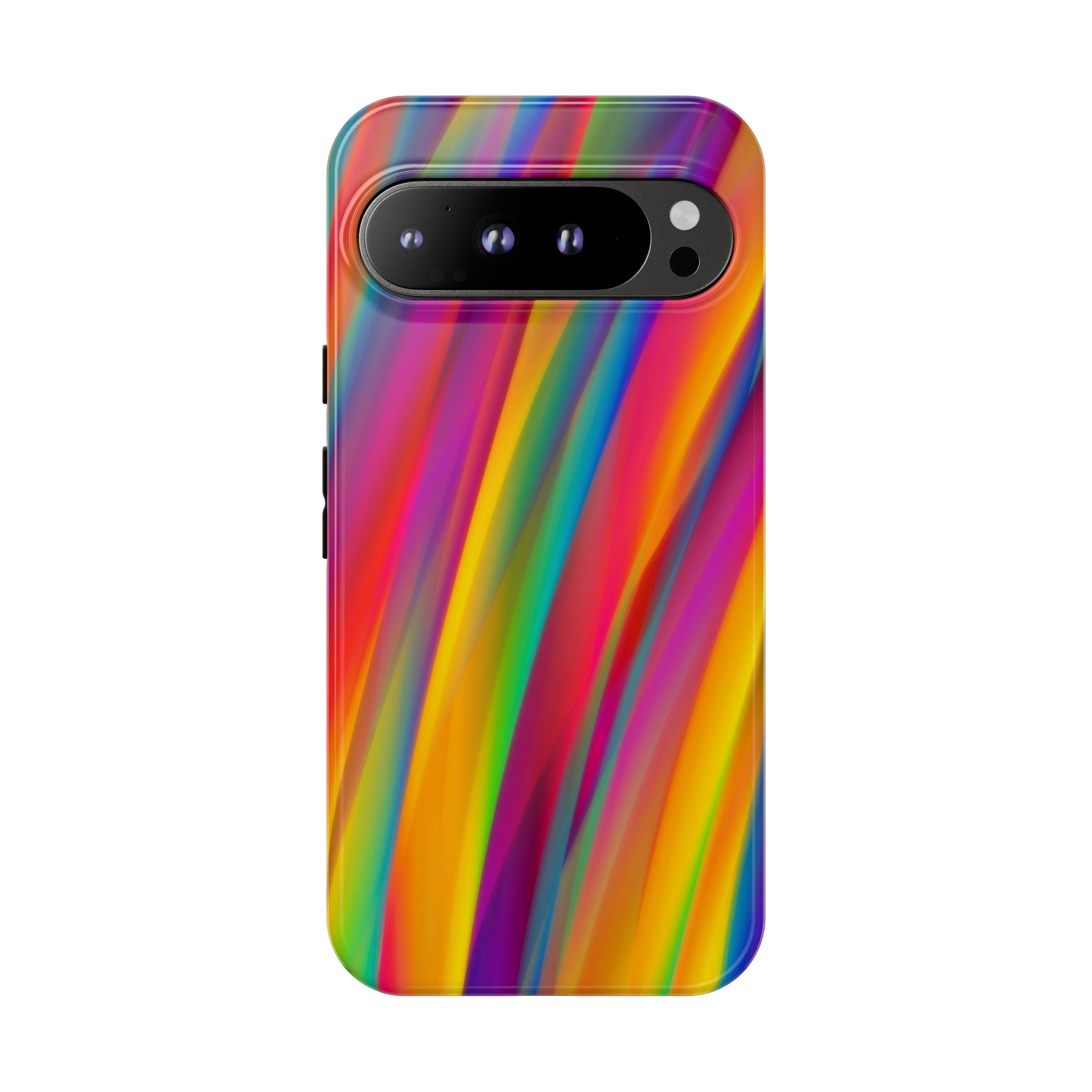 Vibrant Tough Phone Case, Colorful Phone Protection, Artistic Cell Cover, Gift for Gamers, Fun Tech Accessory, Pride Celebration