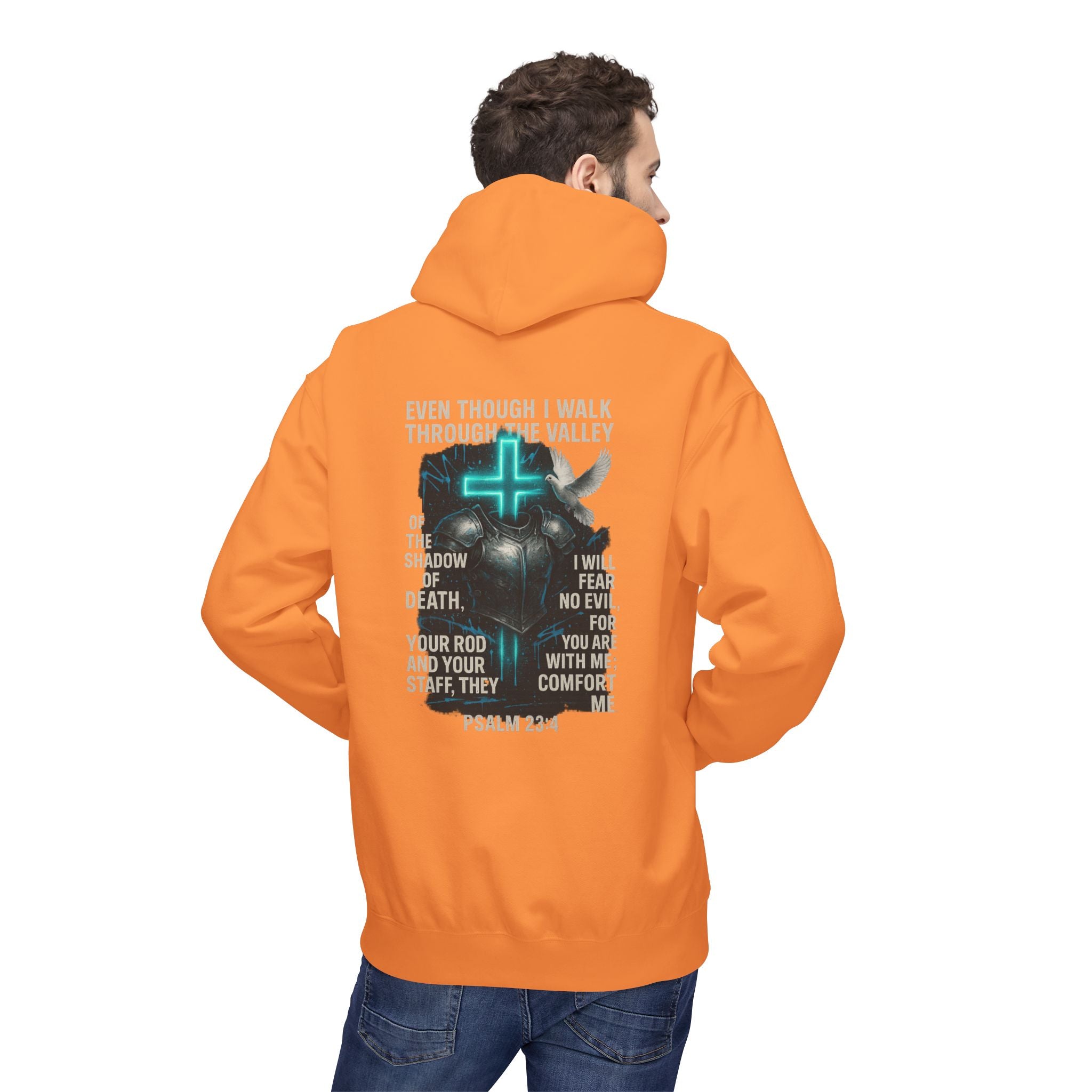 Garments of the Bible Unisex Hoodie Psalm 23:4