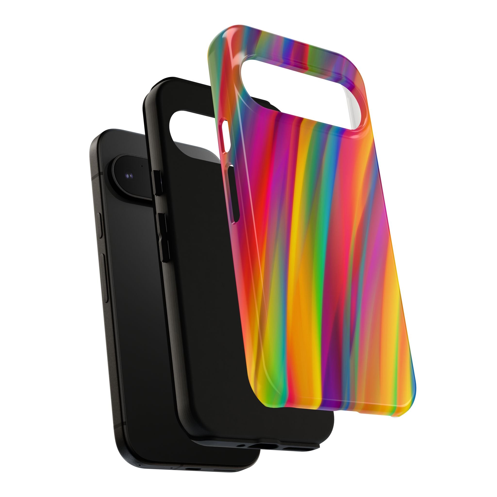 Vibrant Tough Phone Case, Colorful Phone Protection, Artistic Cell Cover, Gift for Gamers, Fun Tech Accessory, Pride Celebration