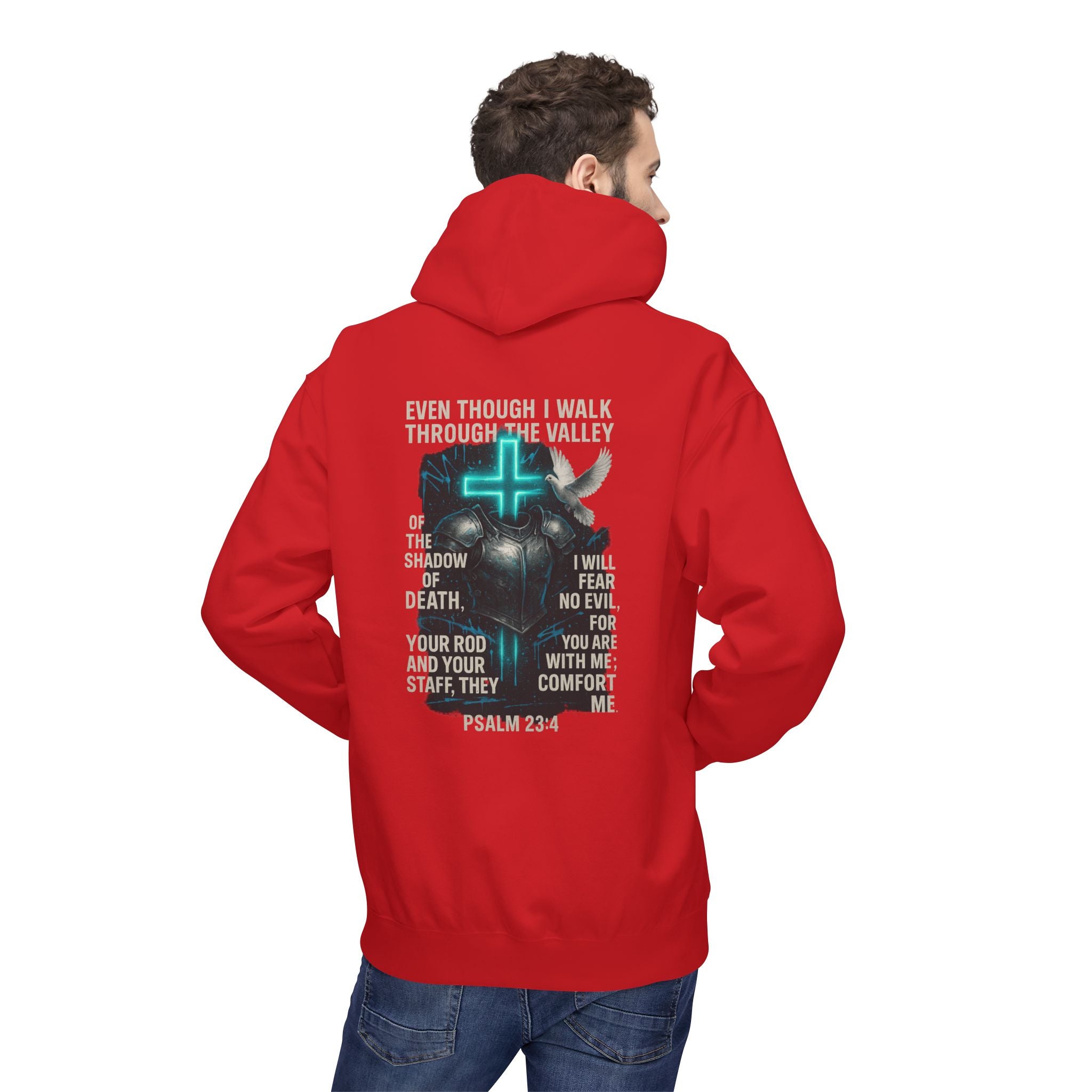 Garments of the Bible Unisex Hoodie Psalm 23:4