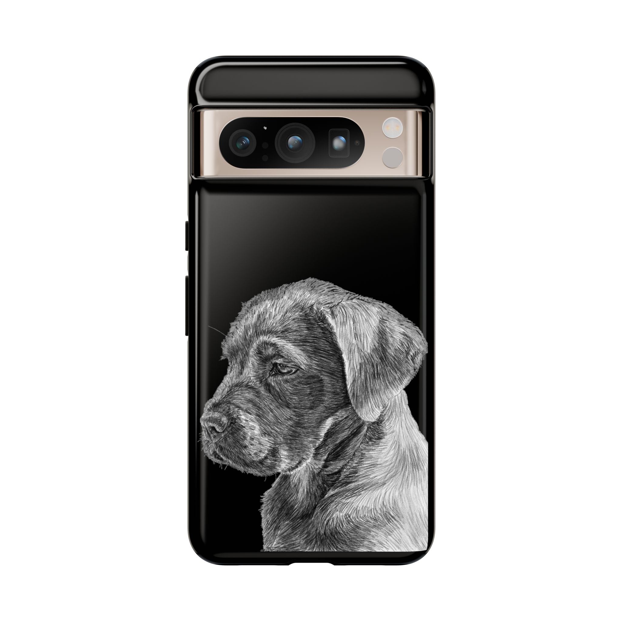 Custom Phone Case for Dog Lovers, Tough Cases with Labrador Design, Pet Owner Gift, Personalized Phone Cover, Animal Art Case