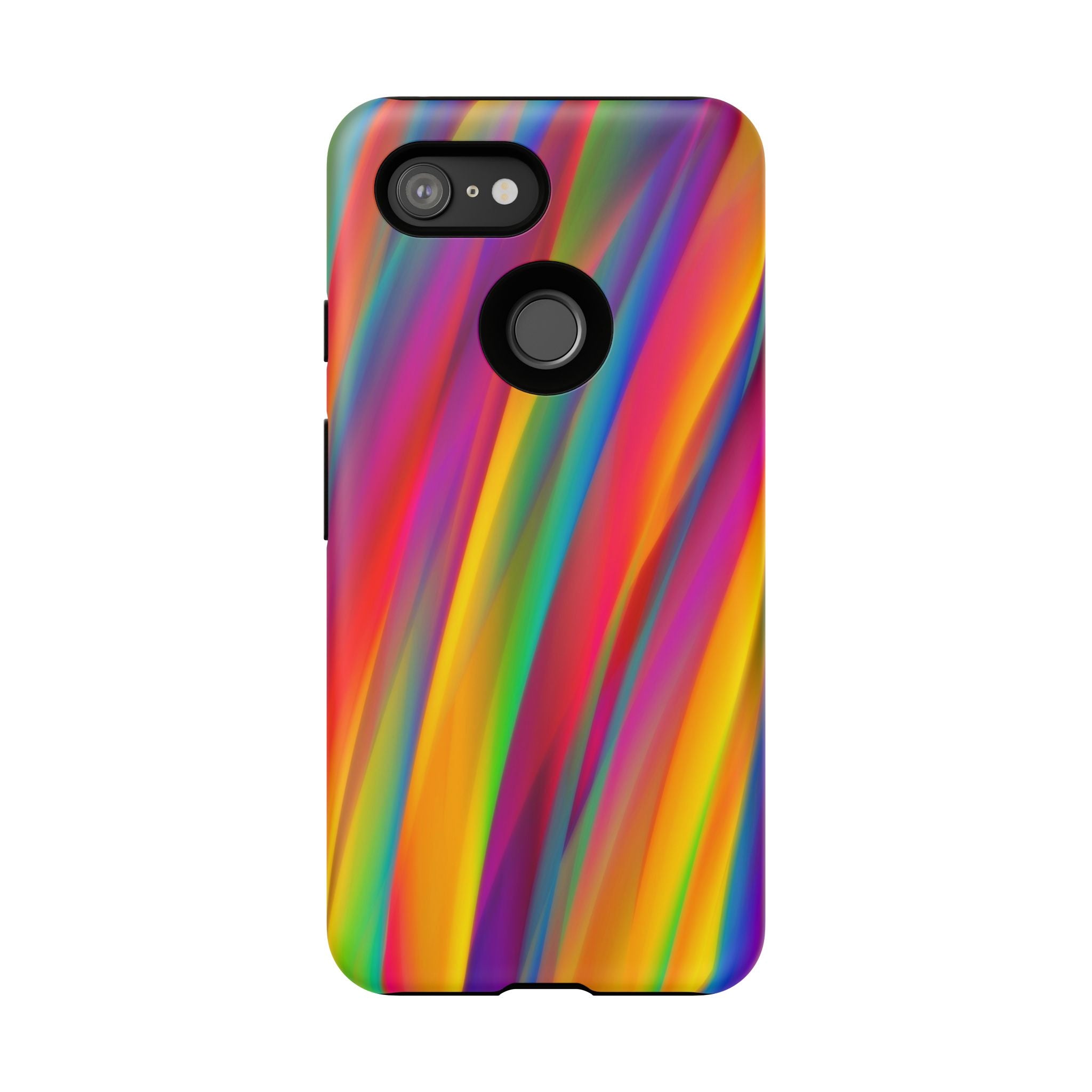 Vibrant Tough Phone Case, Colorful Phone Protection, Artistic Cell Cover, Gift for Gamers, Fun Tech Accessory, Pride Celebration