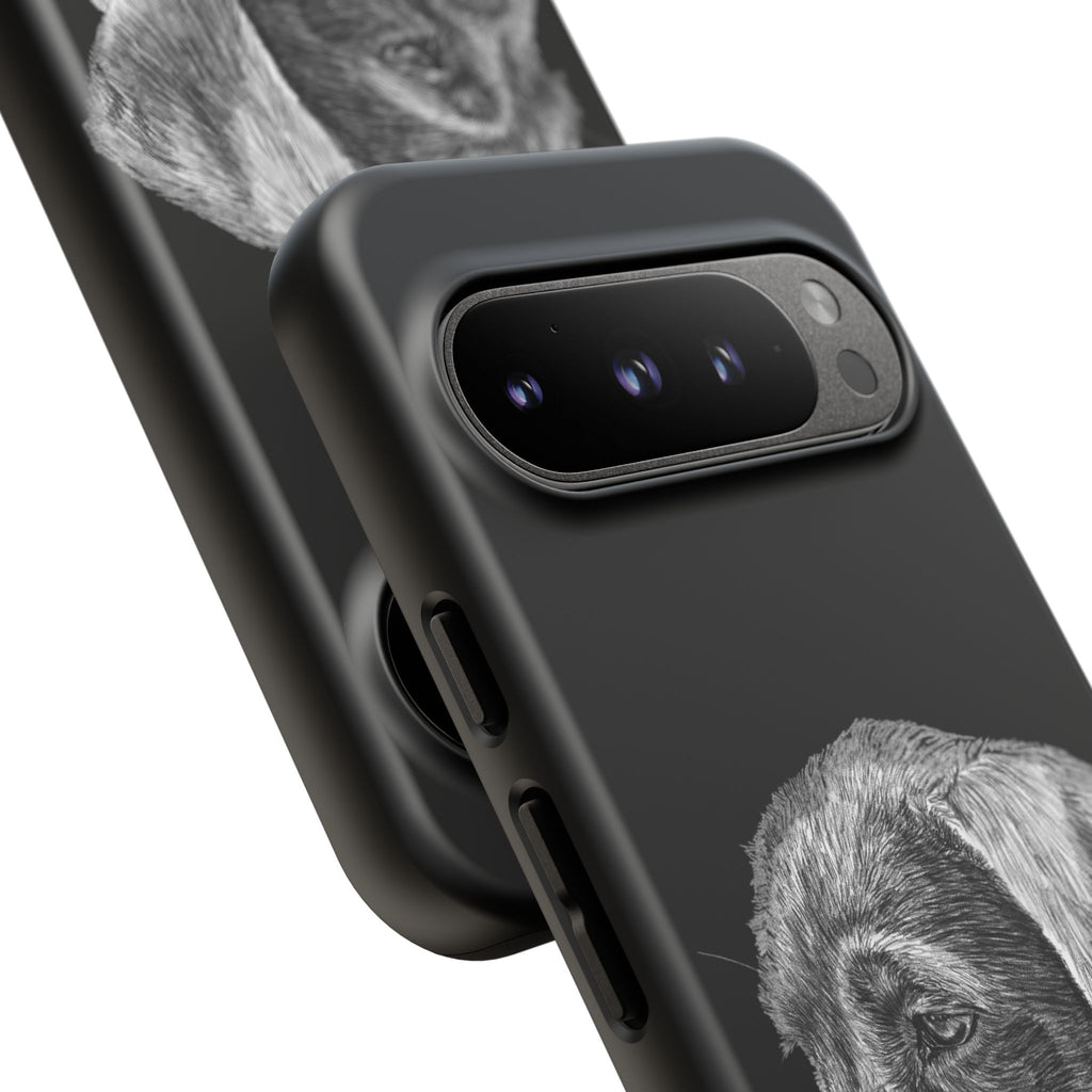 Custom Phone Case for Dog Lovers, Tough Cases with Labrador Design, Pet Owner Gift, Personalized Phone Cover, Animal Art Case