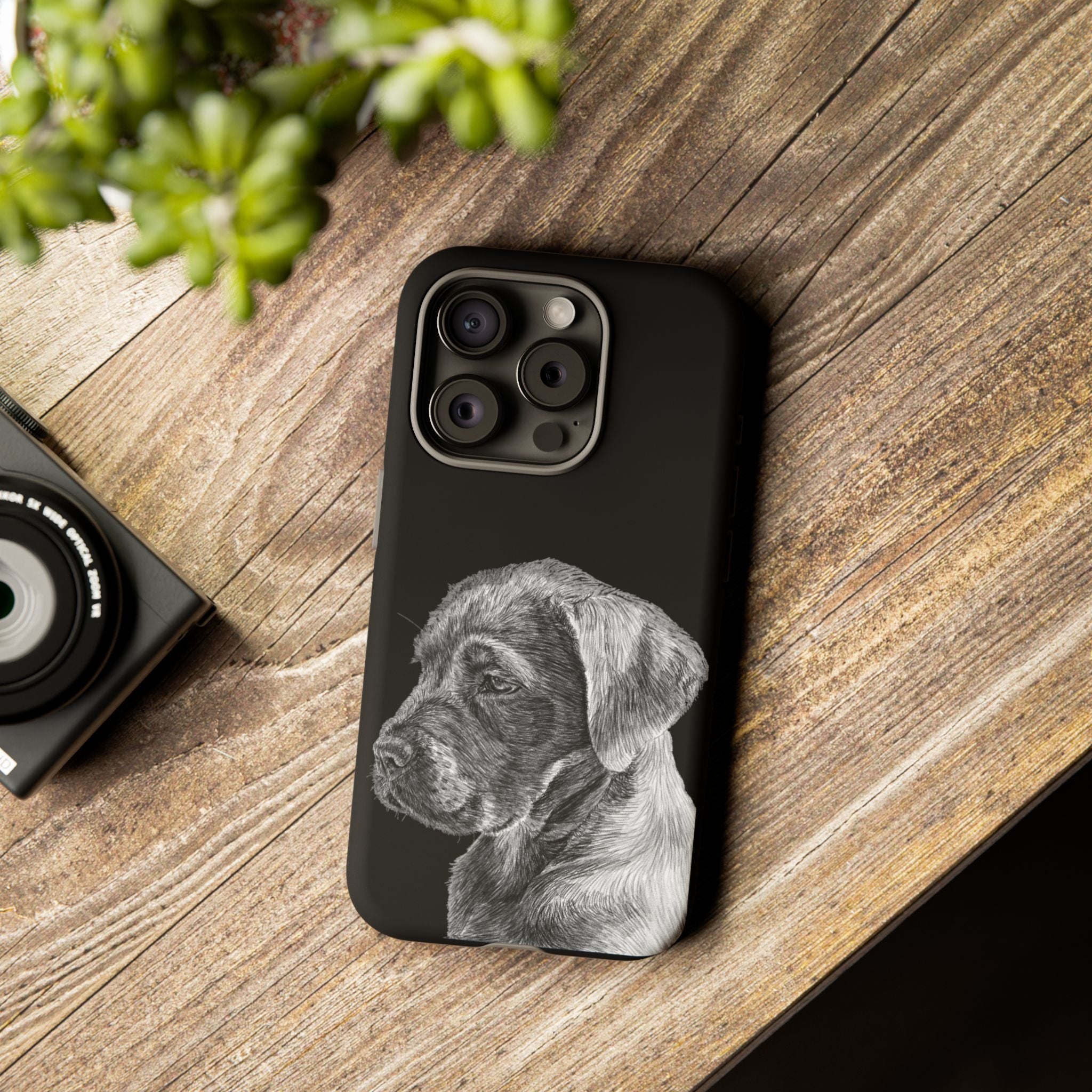 Custom Phone Case for Dog Lovers, Tough Cases with Labrador Design, Pet Owner Gift, Personalized Phone Cover, Animal Art Case