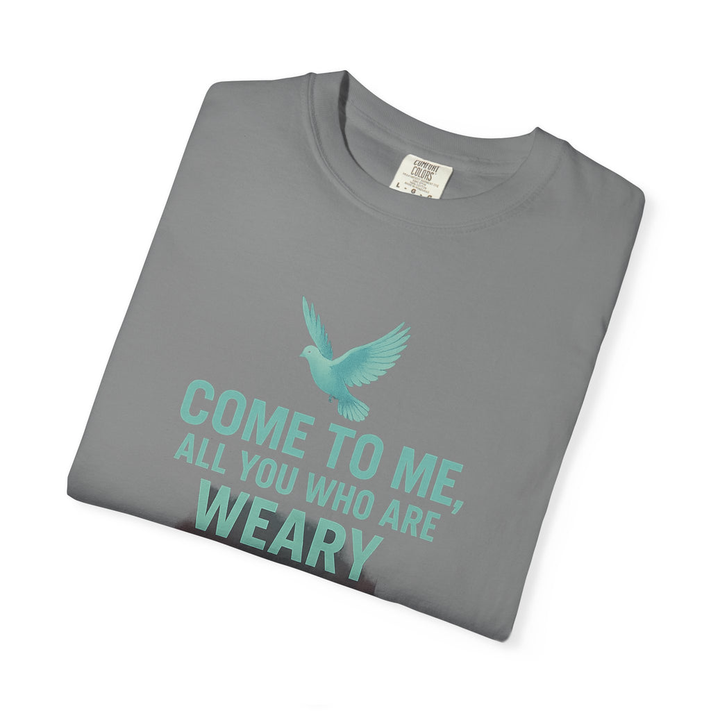Garments of the Bible Unisex T-shirt Matthew 11:28