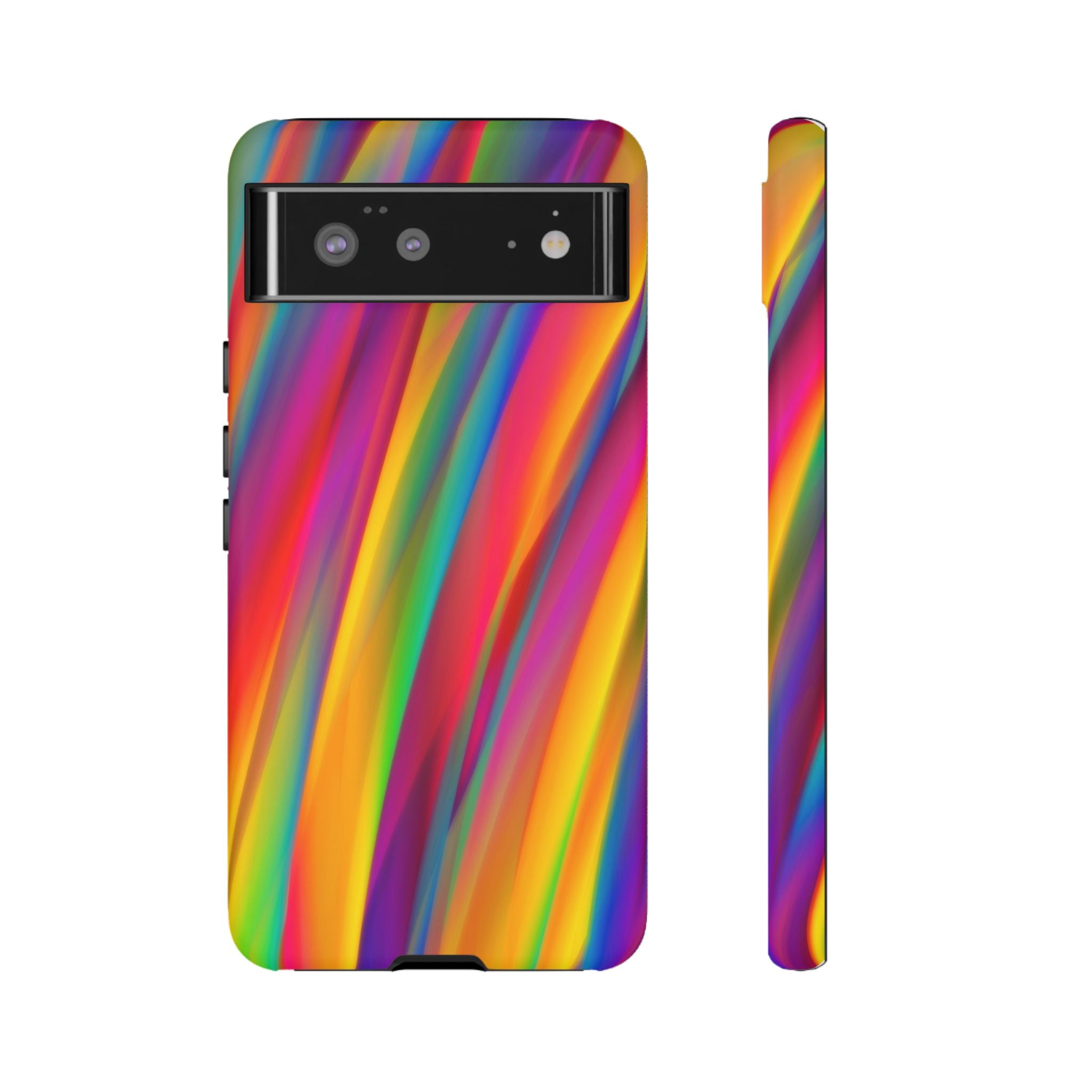 Vibrant Tough Phone Case, Colorful Phone Protection, Artistic Cell Cover, Gift for Gamers, Fun Tech Accessory, Pride Celebration