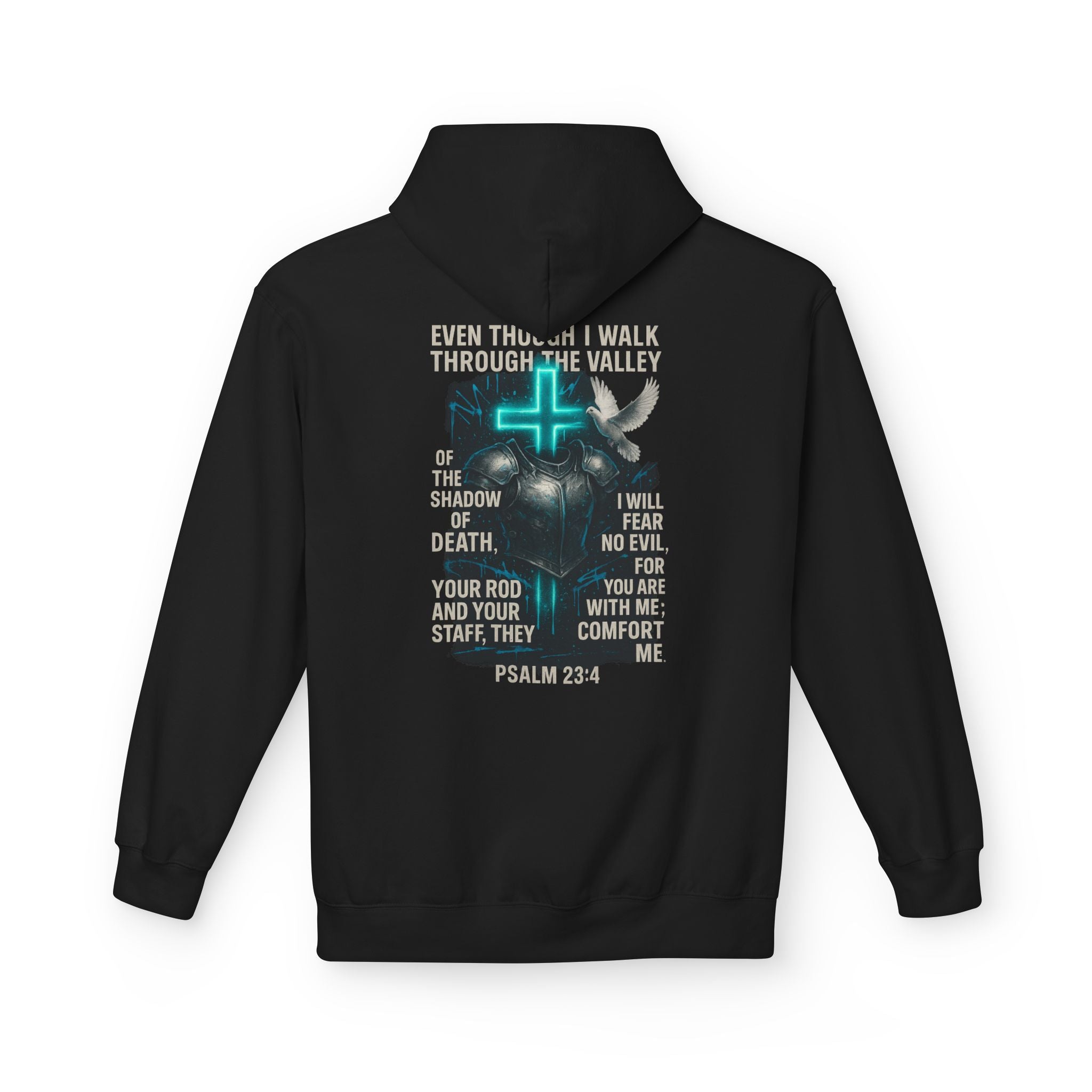 Garments of the Bible Unisex Hoodie Psalm 23:4