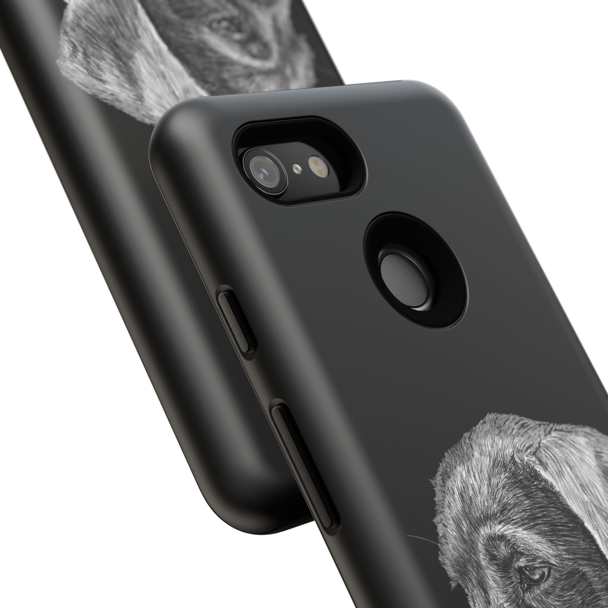 Custom Phone Case for Dog Lovers, Tough Cases with Labrador Design, Pet Owner Gift, Personalized Phone Cover, Animal Art Case