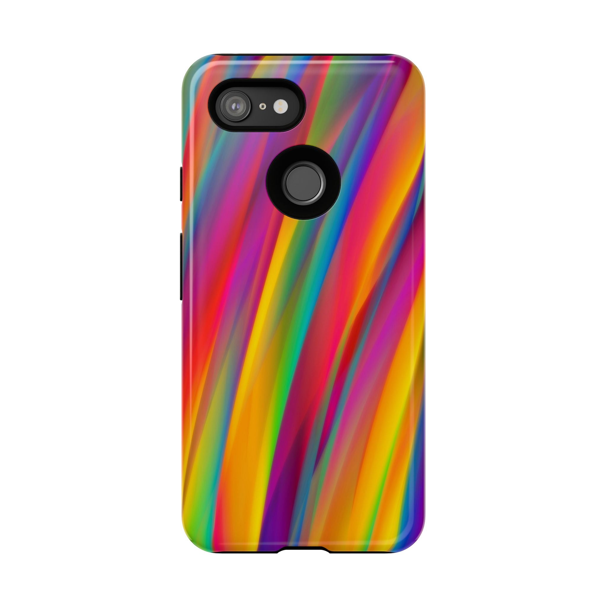 Vibrant Tough Phone Case, Colorful Phone Protection, Artistic Cell Cover, Gift for Gamers, Fun Tech Accessory, Pride Celebration