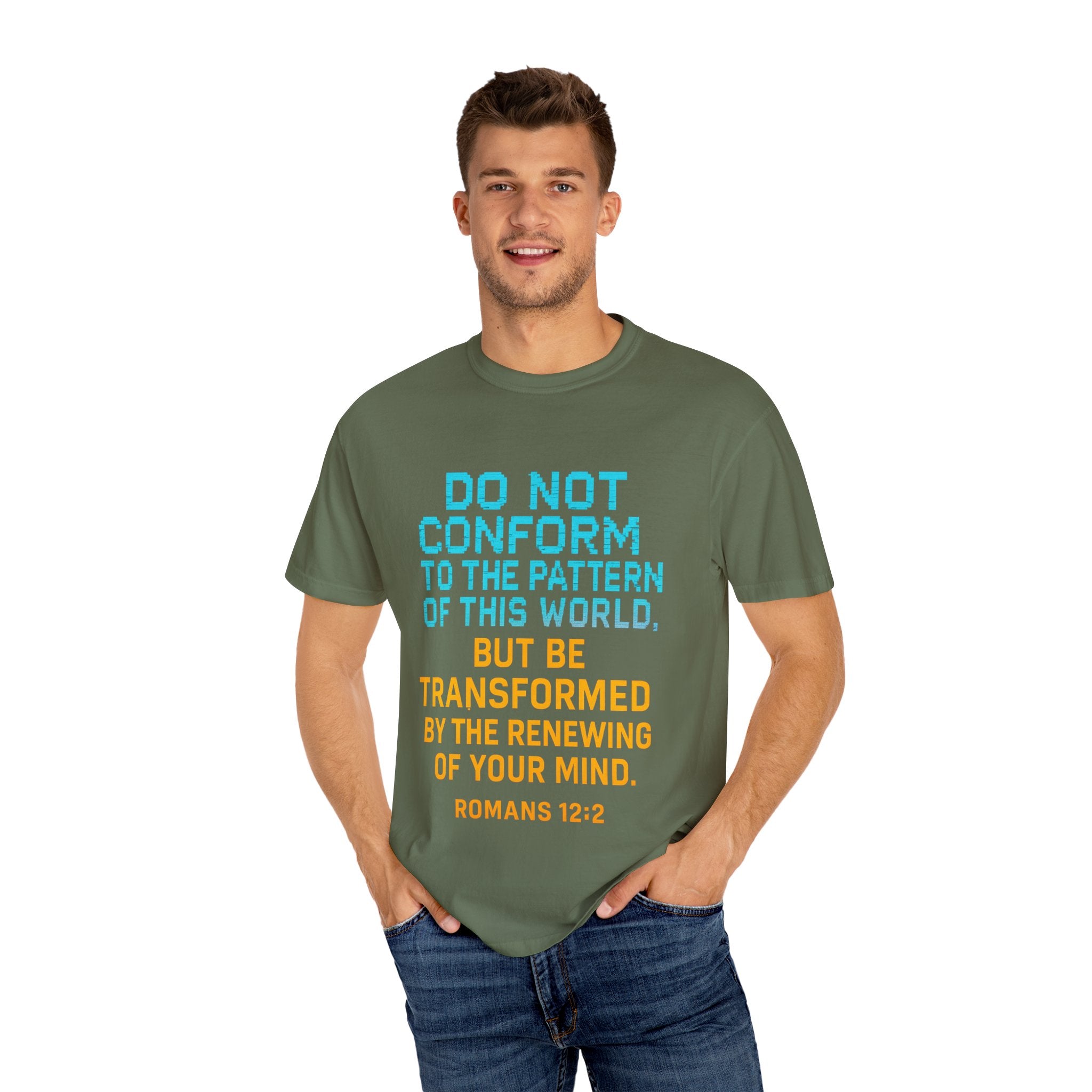 Garments of the Bible Unisex T-shirt Romans 12:2