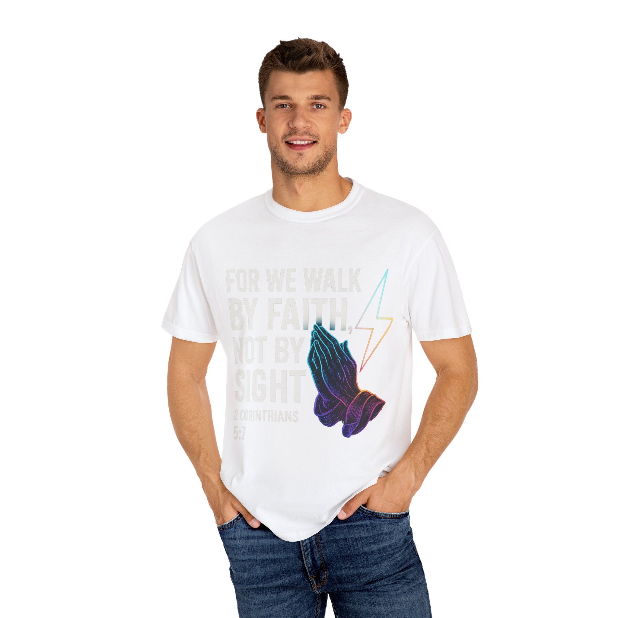 Garments of the Bible Unisex T-shirt 2 Corinthians 5:7
