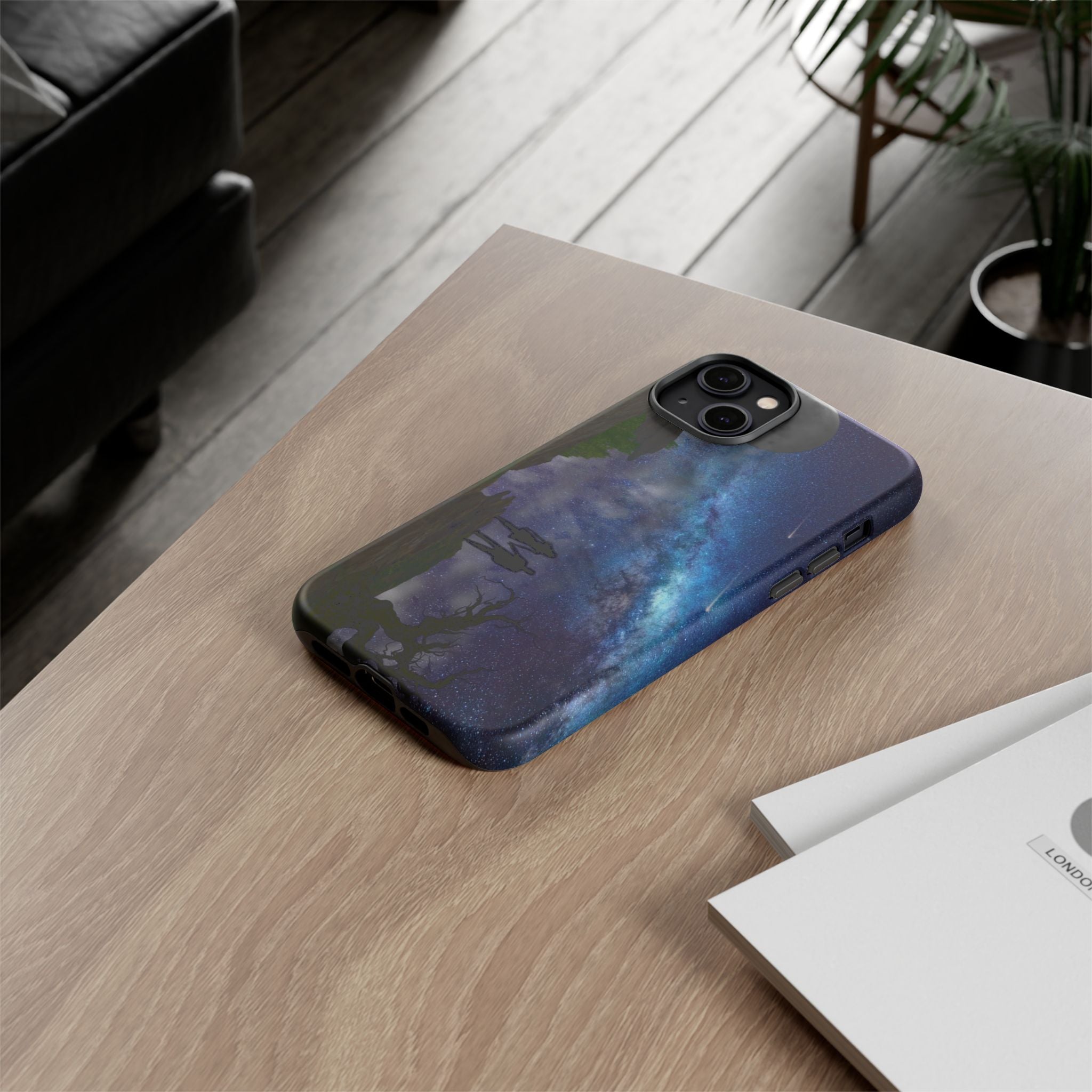 Starlit Galaxy Couples IPhone Case