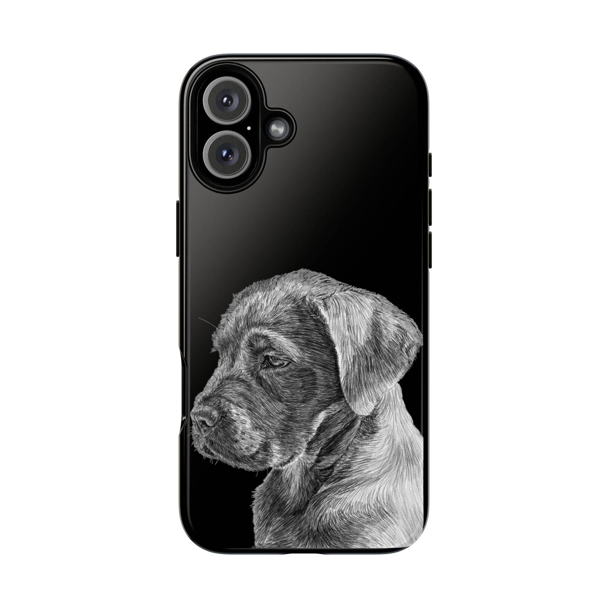 Custom Phone Case for Dog Lovers, Tough Cases with Labrador Design, Pet Owner Gift, Personalized Phone Cover, Animal Art Case
