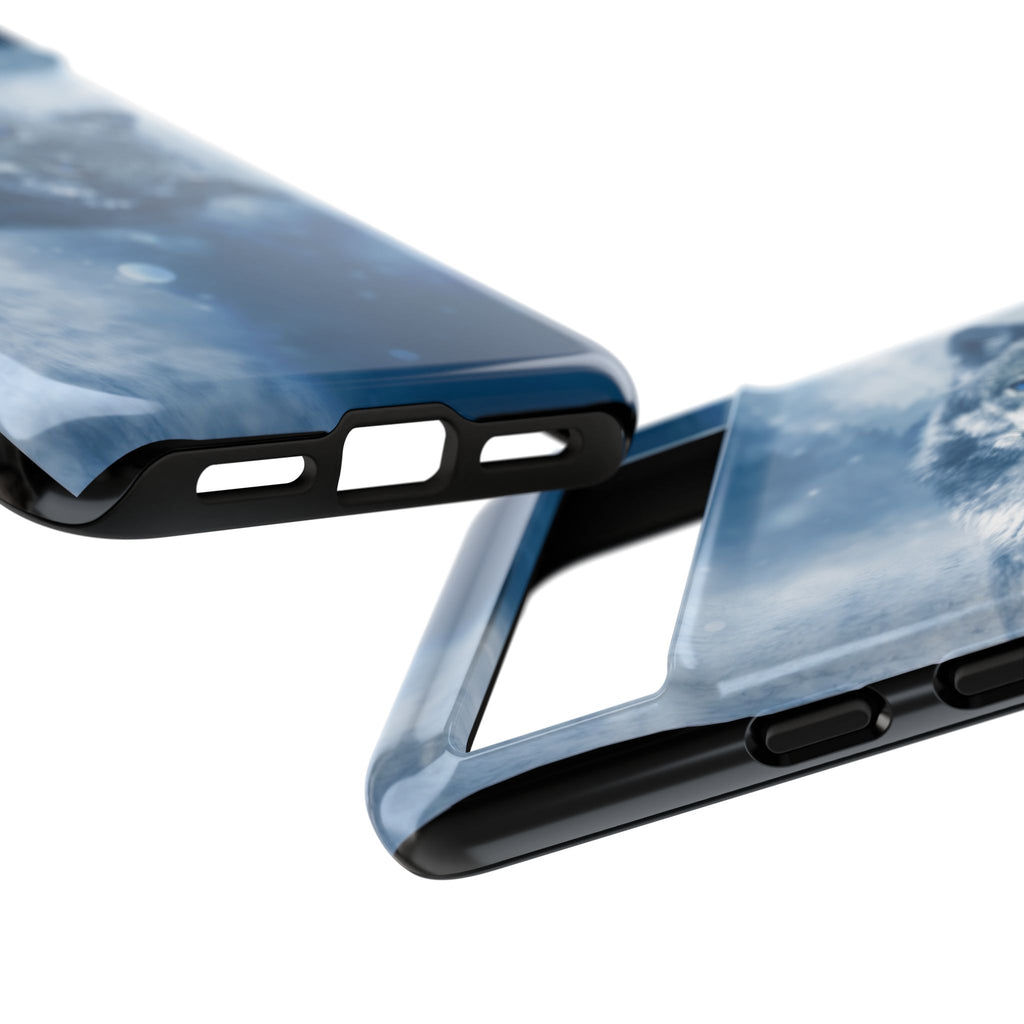 Wolf Phone Case, Tough Cases for Animal Lovers, Unique Wildlife Design, Nature-inspired Gift, Blue Wolf Accessories, Phone Protector