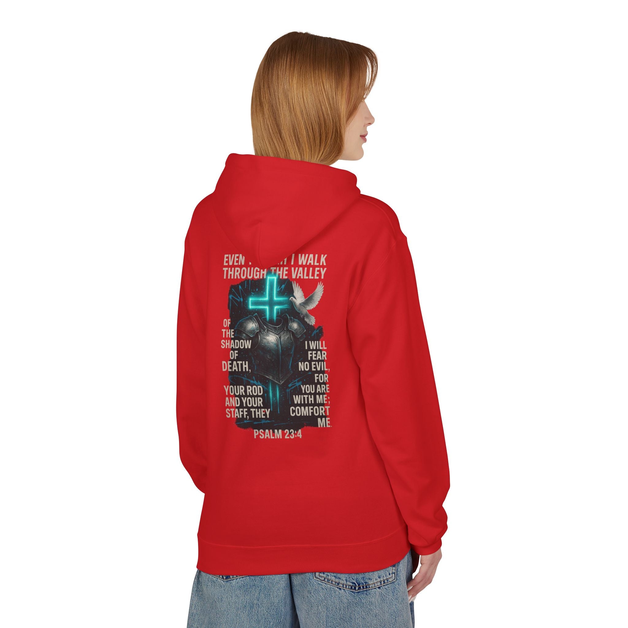 Garments of the Bible Unisex Hoodie Psalm 23:4