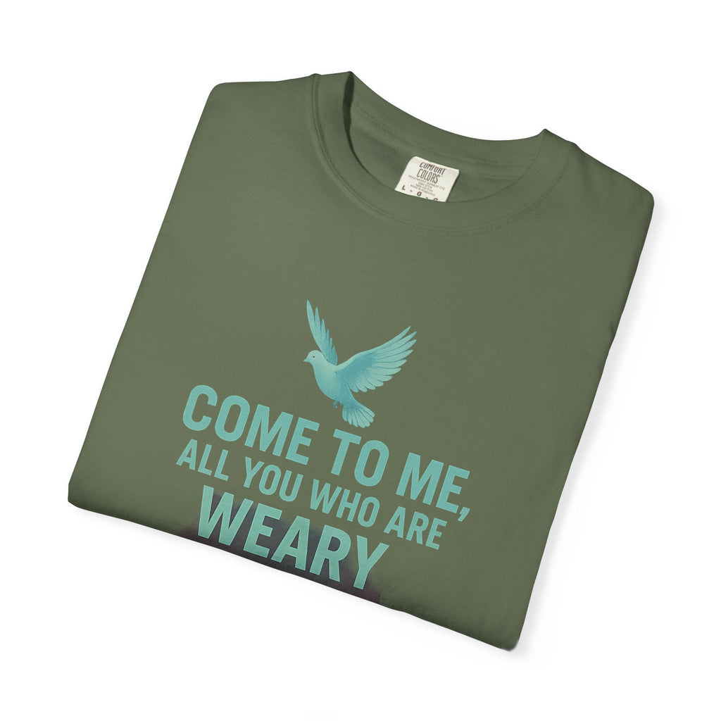 Garments of the Bible Unisex T-shirt Matthew 11:28