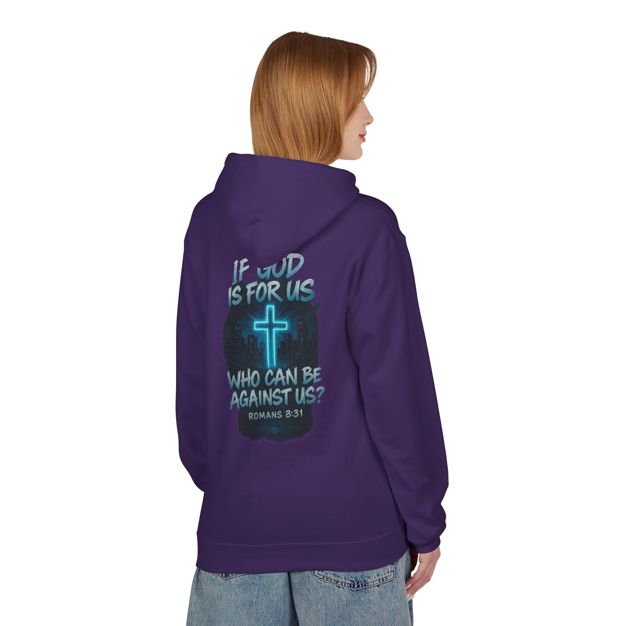 Garments of the Bible Unisex Hoodie (Romans 8:31)