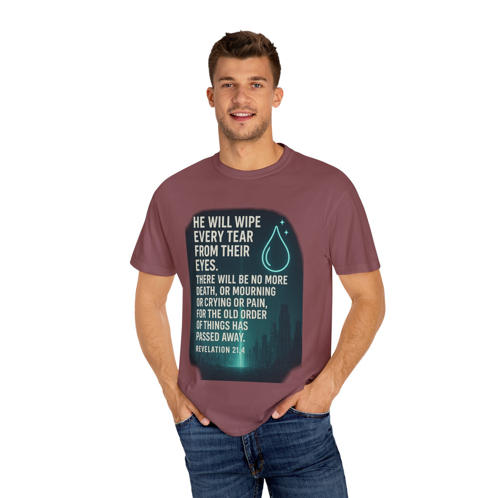 Garments of the Bible Unisex T-shirt Revelations 21:4