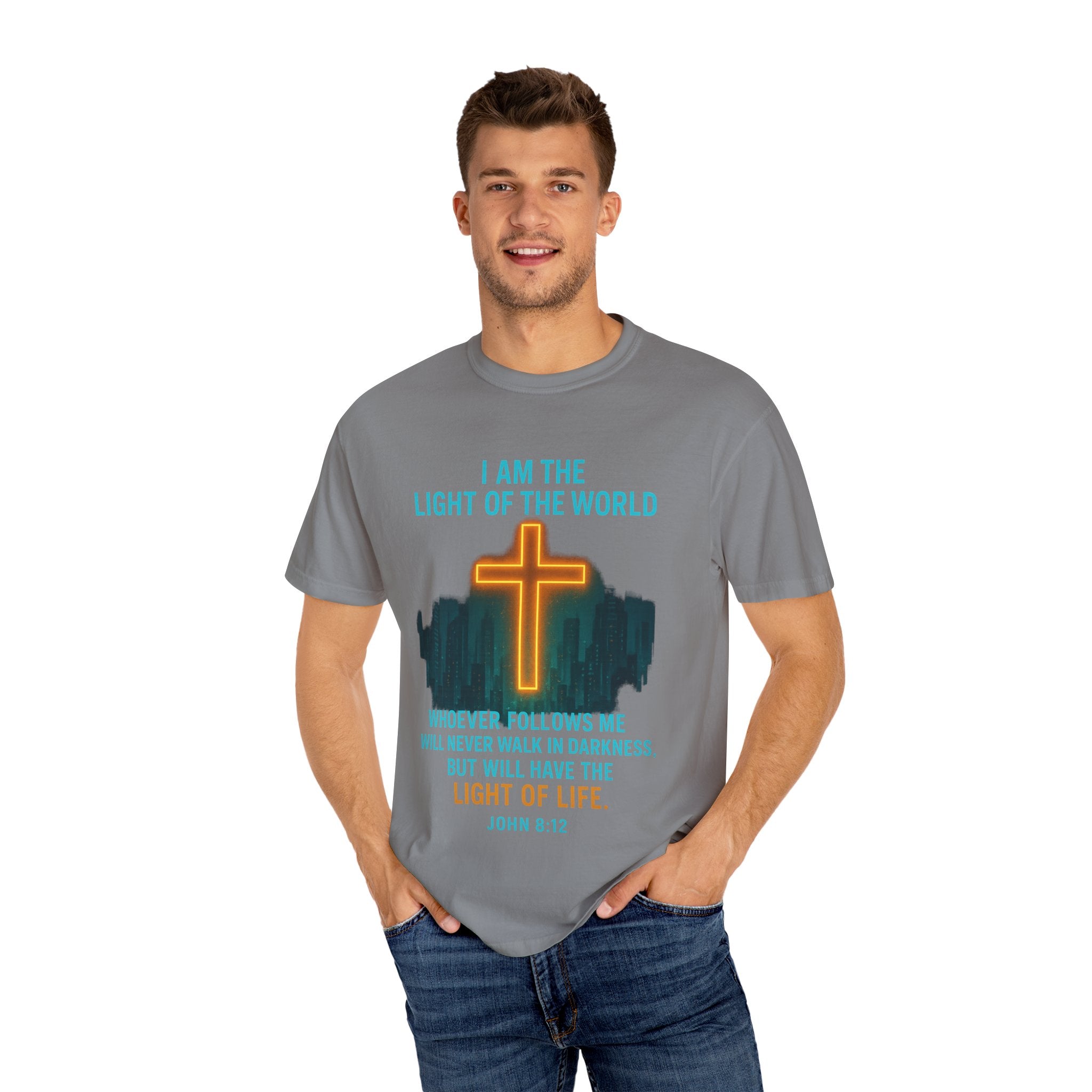 Garments of the Bible Unisex T-shirt John 8:12