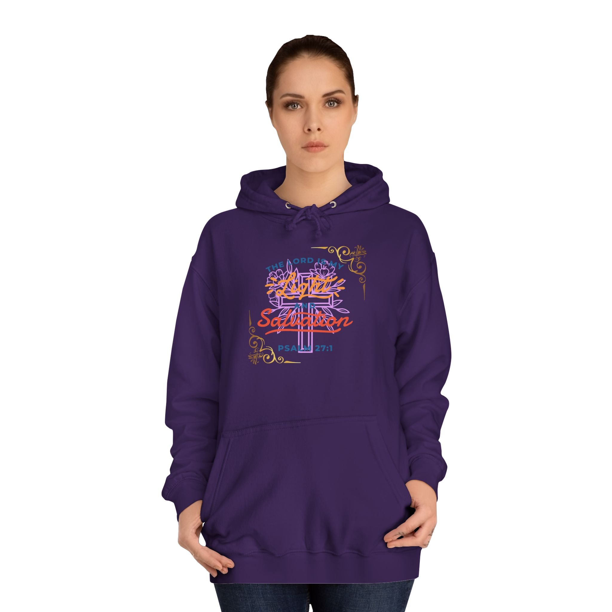 Inspirational Unisex College Hoodie, Motivational Sweatshirt, Faith-based [...]