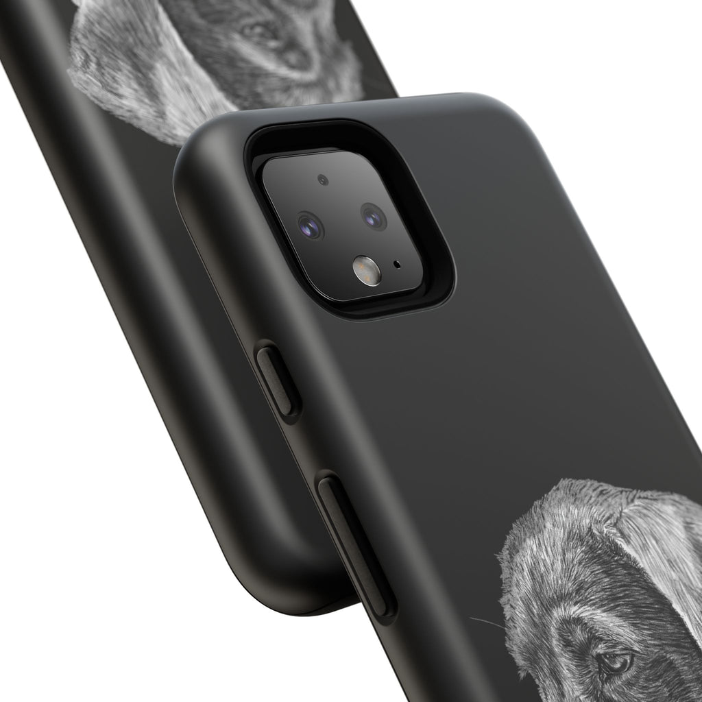 Custom Phone Case for Dog Lovers, Tough Cases with Labrador Design, Pet Owner Gift, Personalized Phone Cover, Animal Art Case