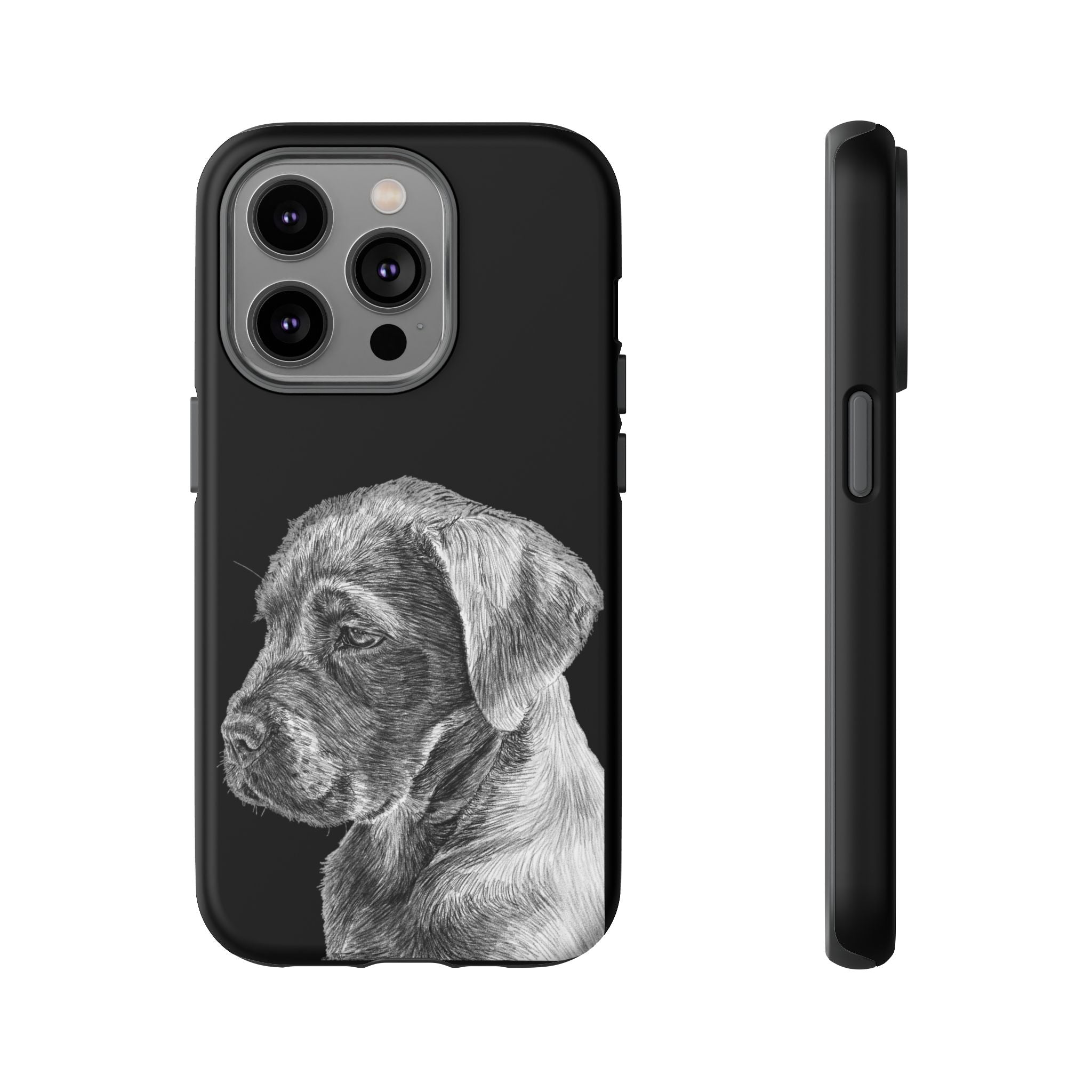 Custom Phone Case for Dog Lovers, Tough Cases with Labrador Design, Pet Owner Gift, Personalized Phone Cover, Animal Art Case