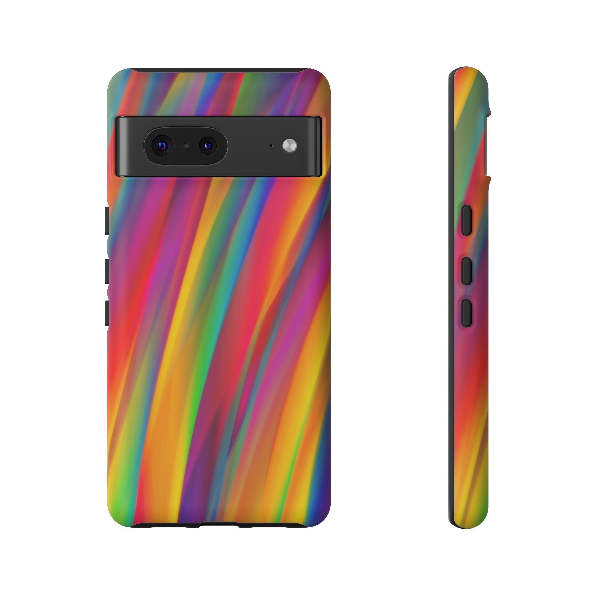 Vibrant Tough Phone Case, Colorful Phone Protection, Artistic Cell Cover, Gift for Gamers, Fun Tech Accessory, Pride Celebration