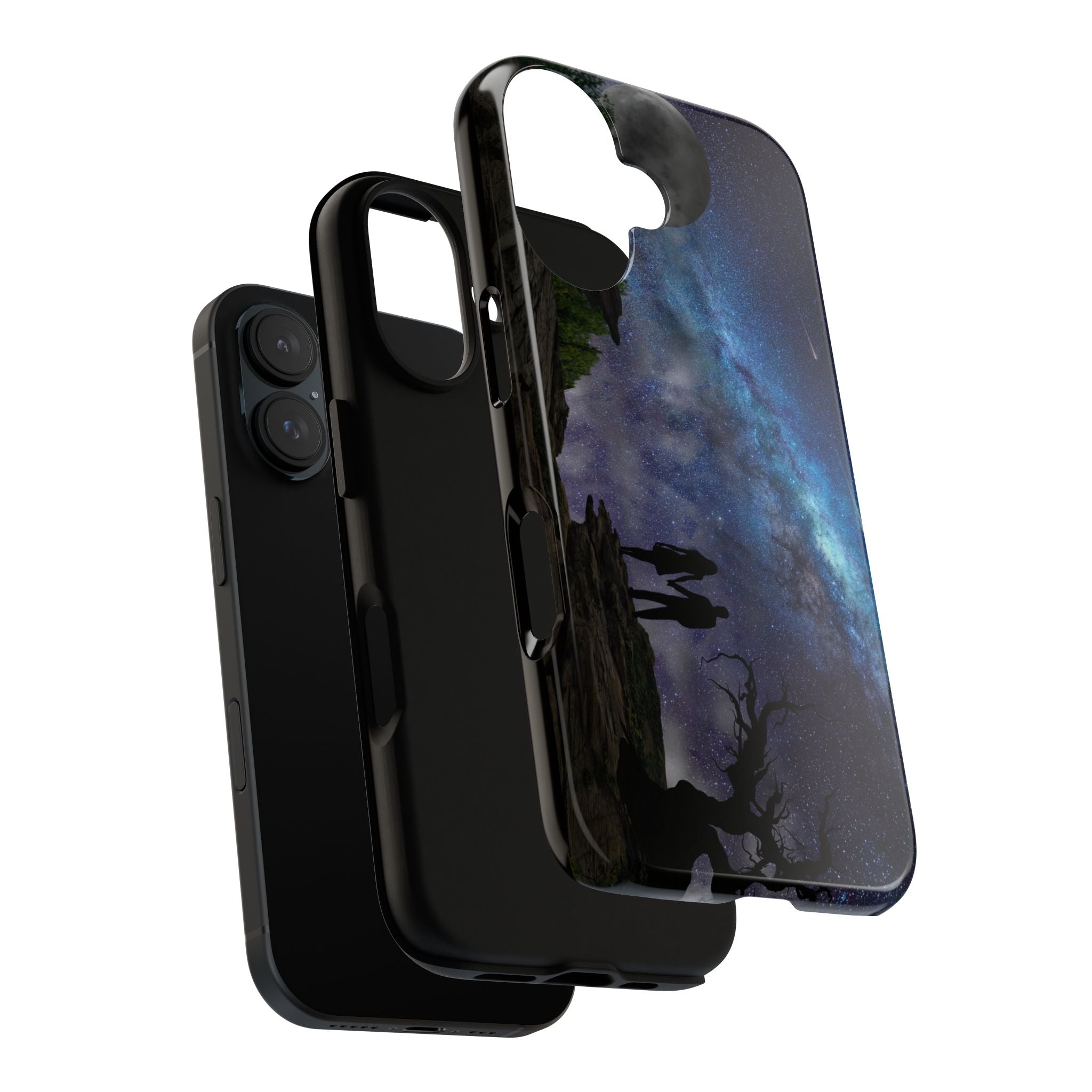 Starlit Galaxy Couples IPhone Case
