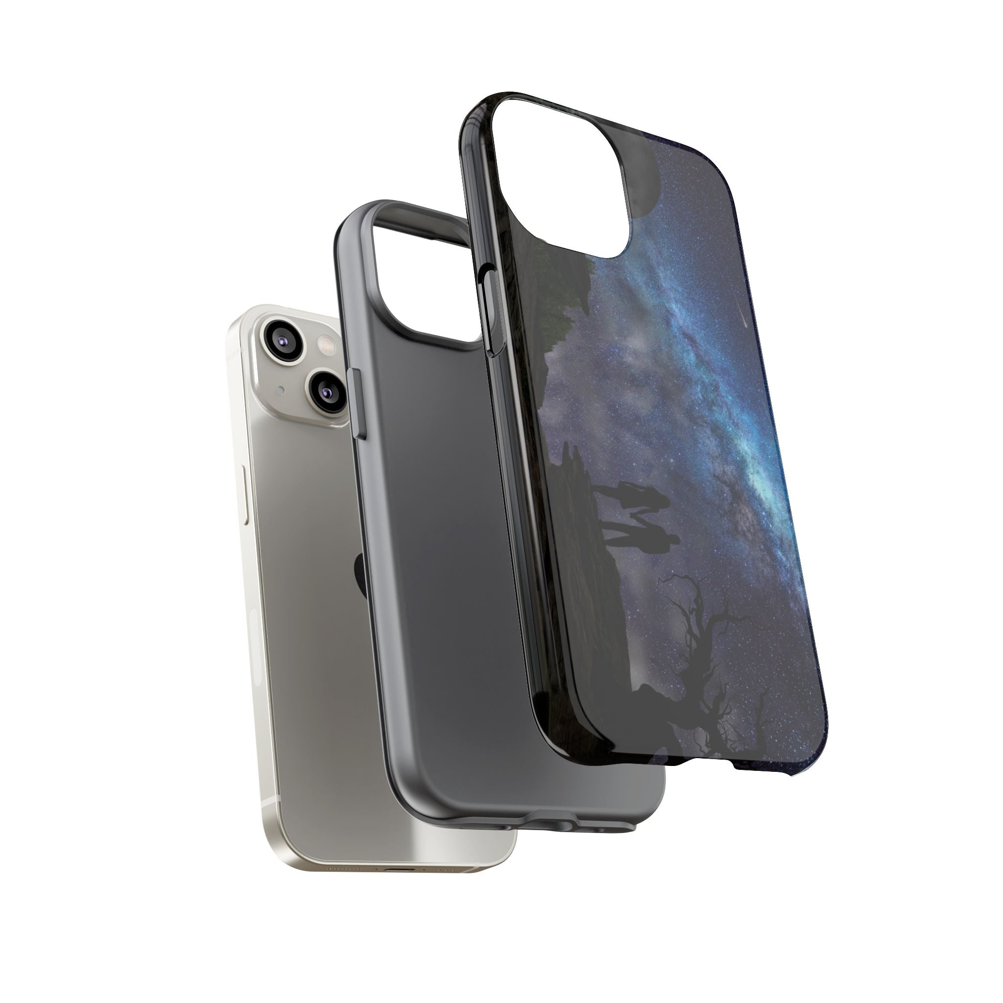 Starlit Galaxy Couples IPhone Case