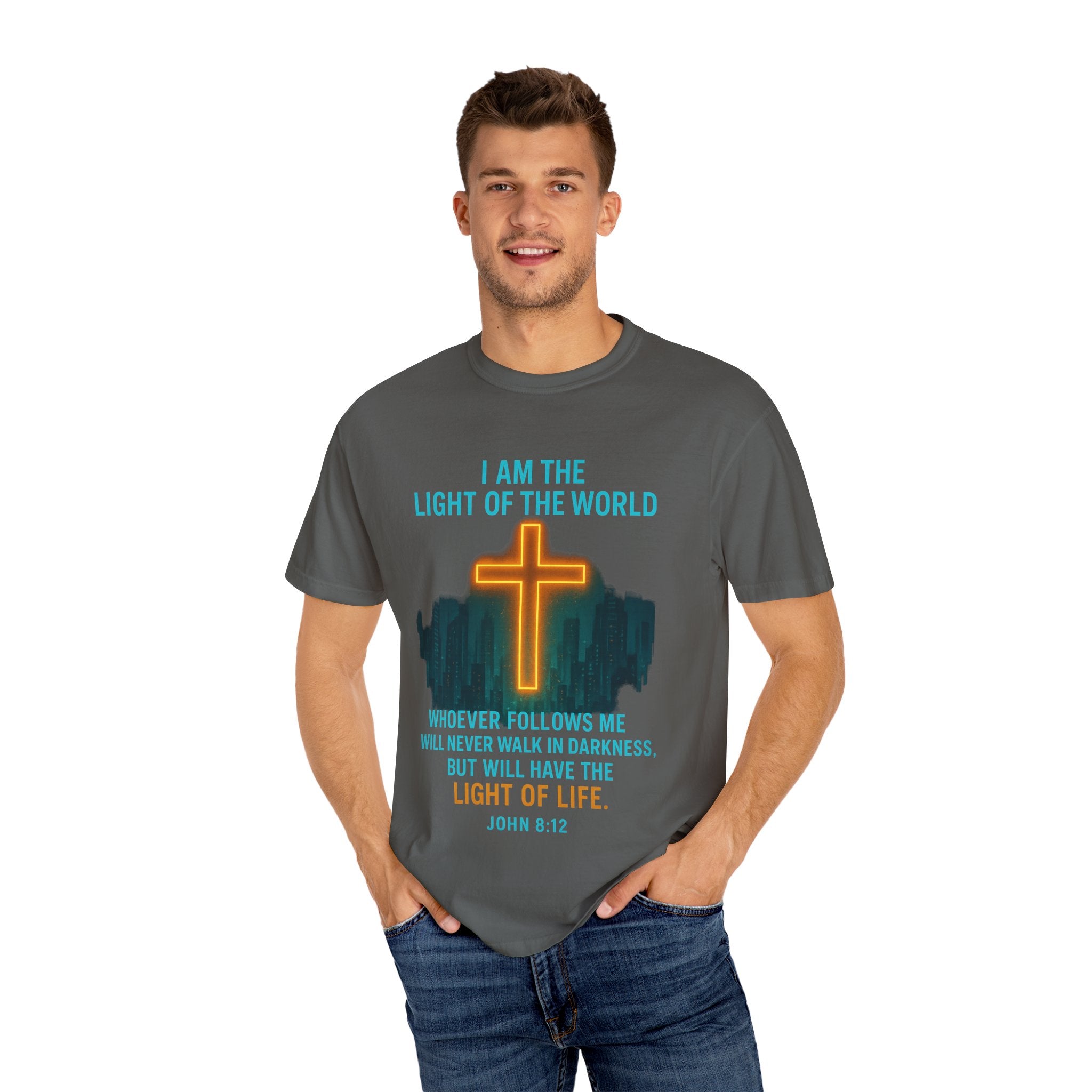 Garments of the Bible Unisex T-shirt John 8:12
