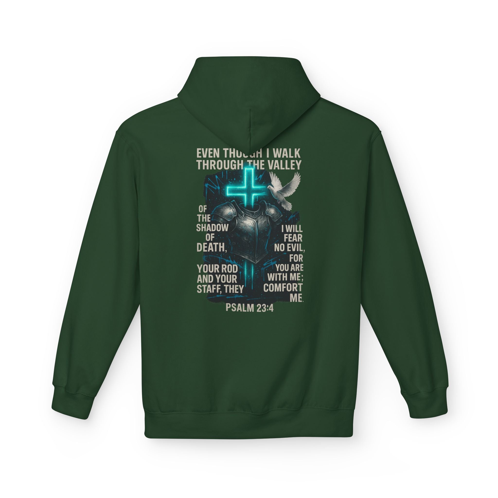 Garments of the Bible Unisex Hoodie Psalm 23:4