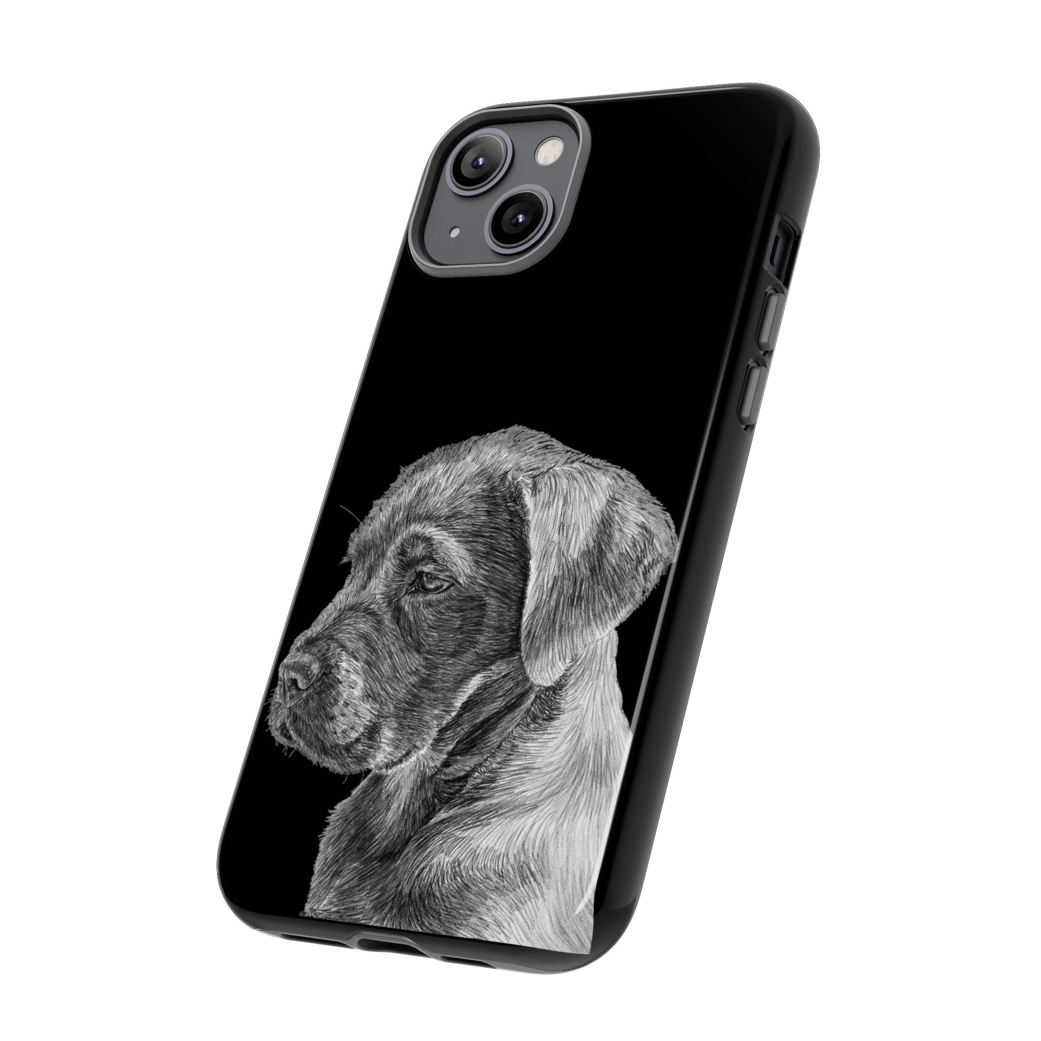 Custom Phone Case for Dog Lovers, Tough Cases with Labrador Design, Pet Owner Gift, Personalized Phone Cover, Animal Art Case