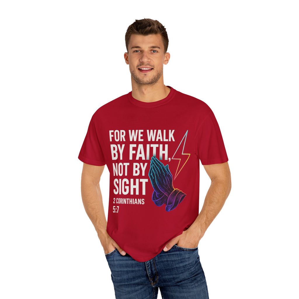 Garments of the Bible Unisex T-shirt 2 Corinthians 5:7