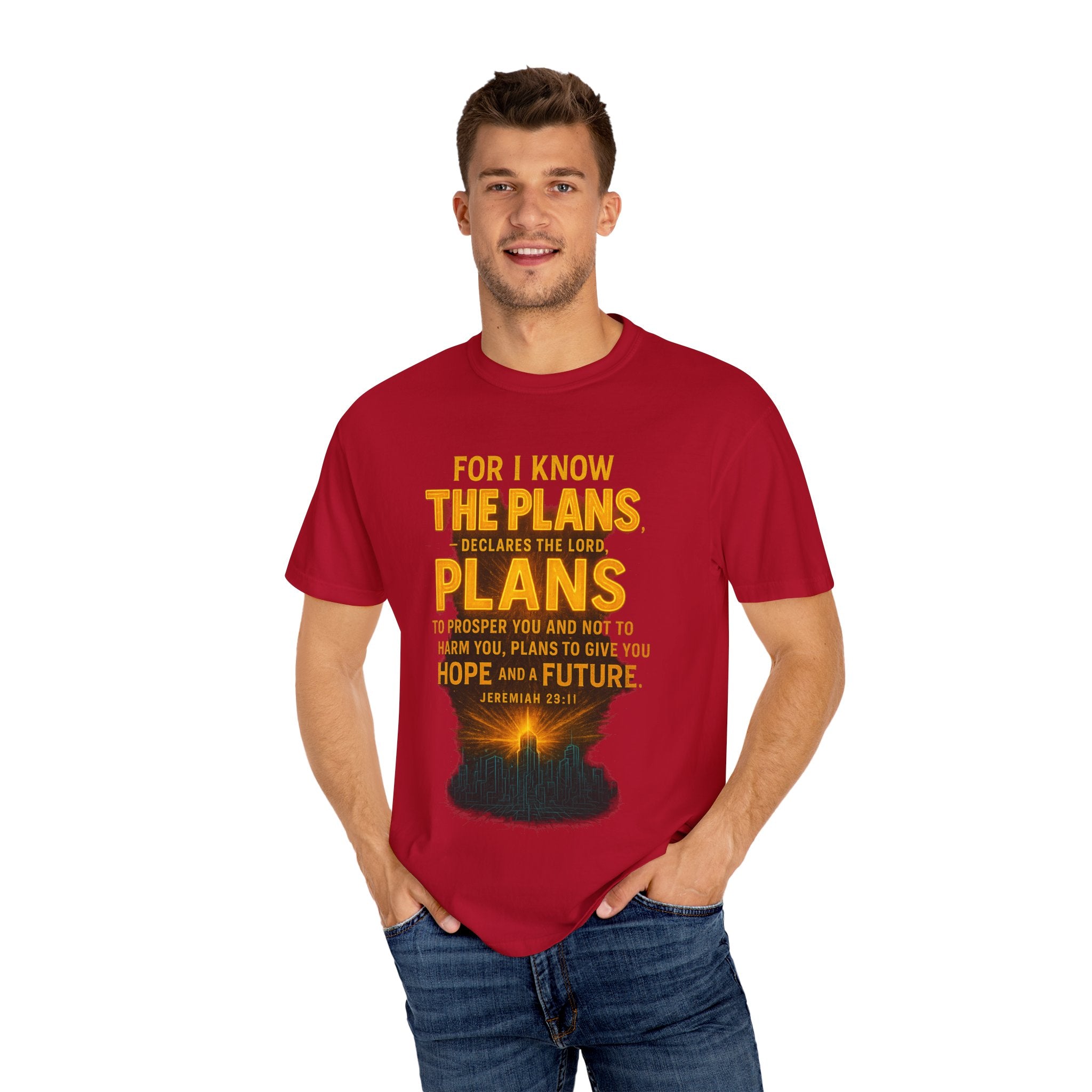 Garments of the Bible Unisex t-shirt Jeremiah 23:11