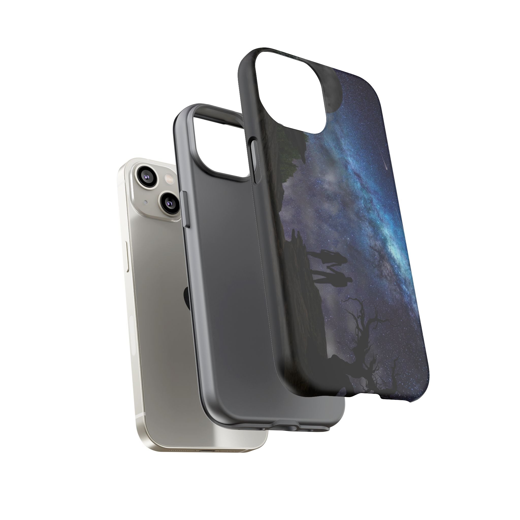 Starlit Galaxy Couples IPhone Case