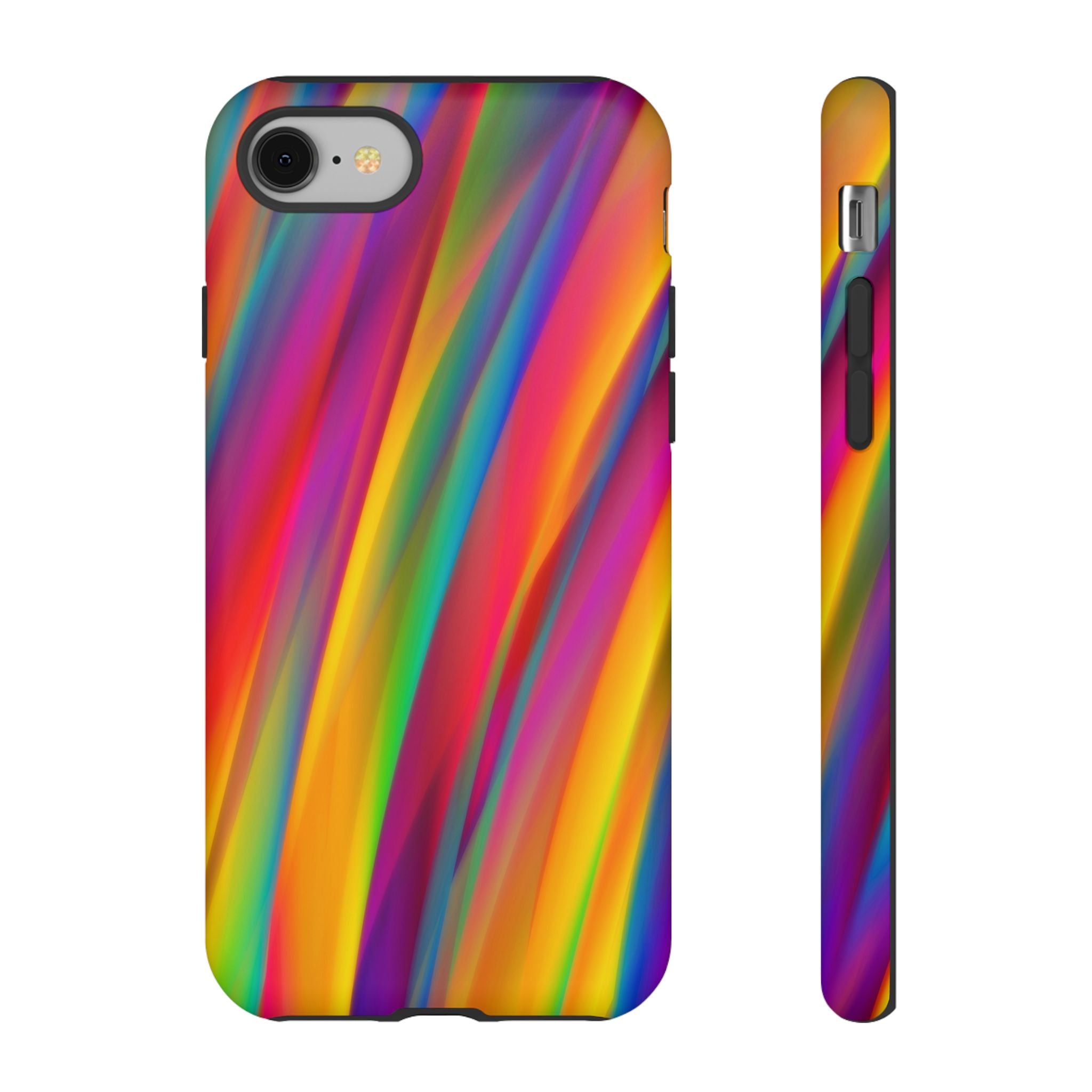 Vibrant Tough Phone Case, Colorful Phone Protection, Artistic Cell Cover, Gift for Gamers, Fun Tech Accessory, Pride Celebration