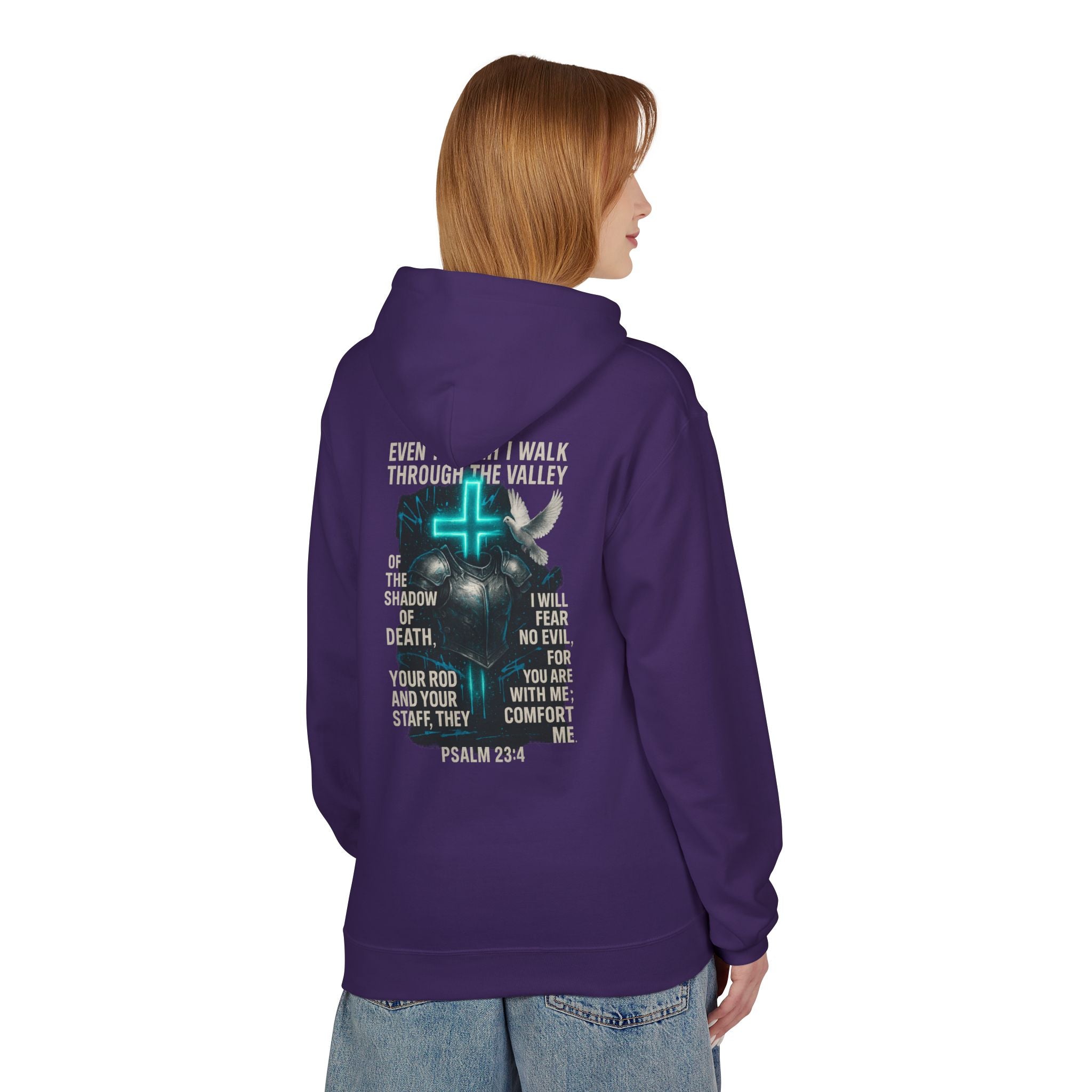Garments of the Bible Unisex Hoodie Psalm 23:4