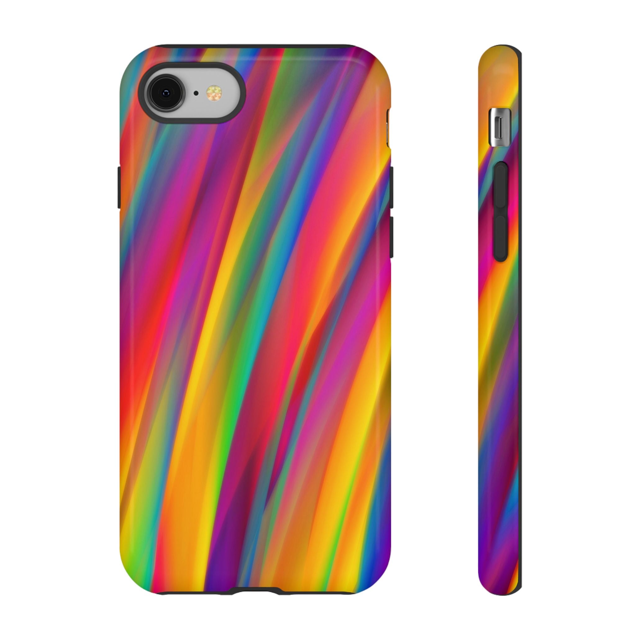 Vibrant Tough Phone Case, Colorful Phone Protection, Artistic Cell Cover, Gift for Gamers, Fun Tech Accessory, Pride Celebration