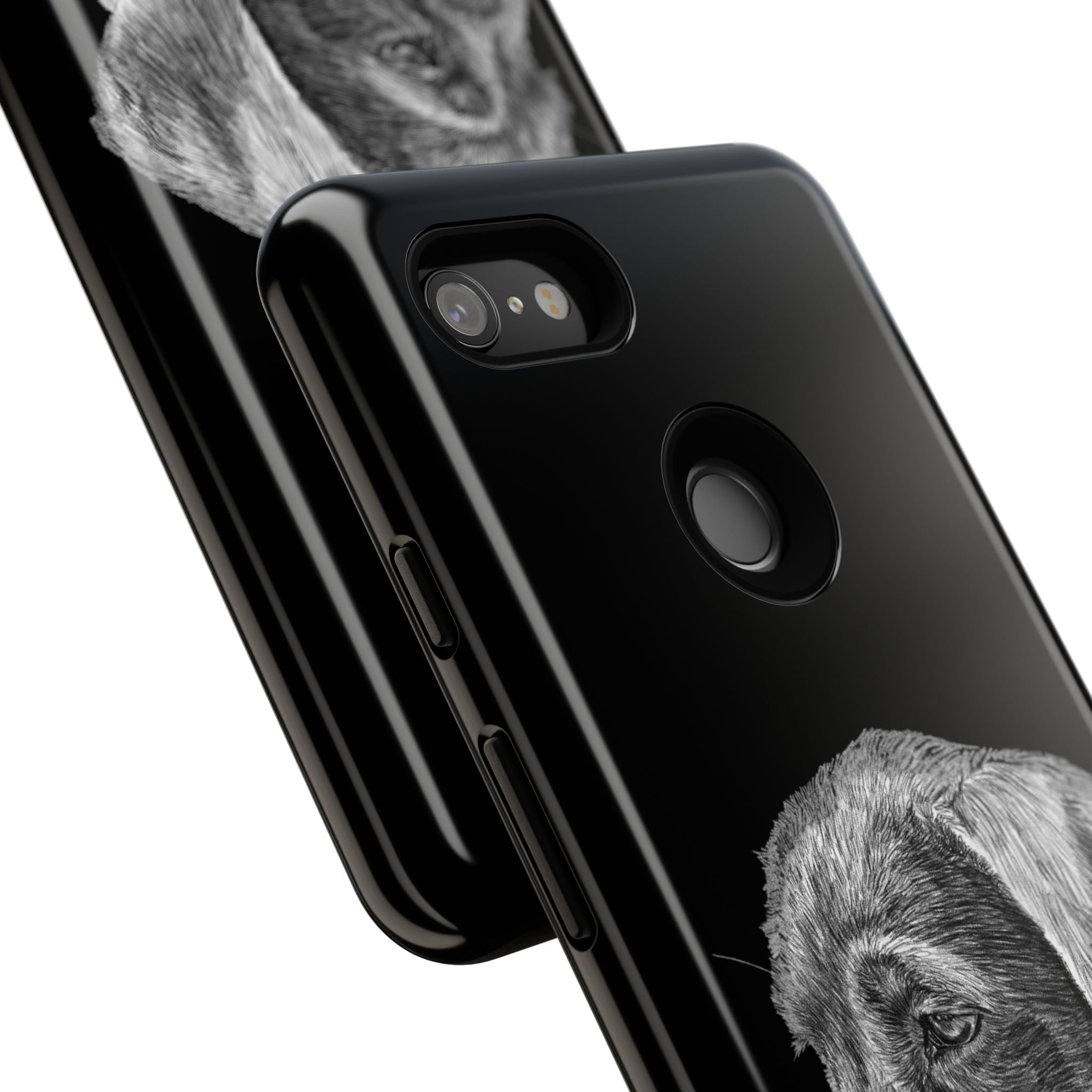 Custom Phone Case for Dog Lovers, Tough Cases with Labrador Design, Pet Owner Gift, Personalized Phone Cover, Animal Art Case