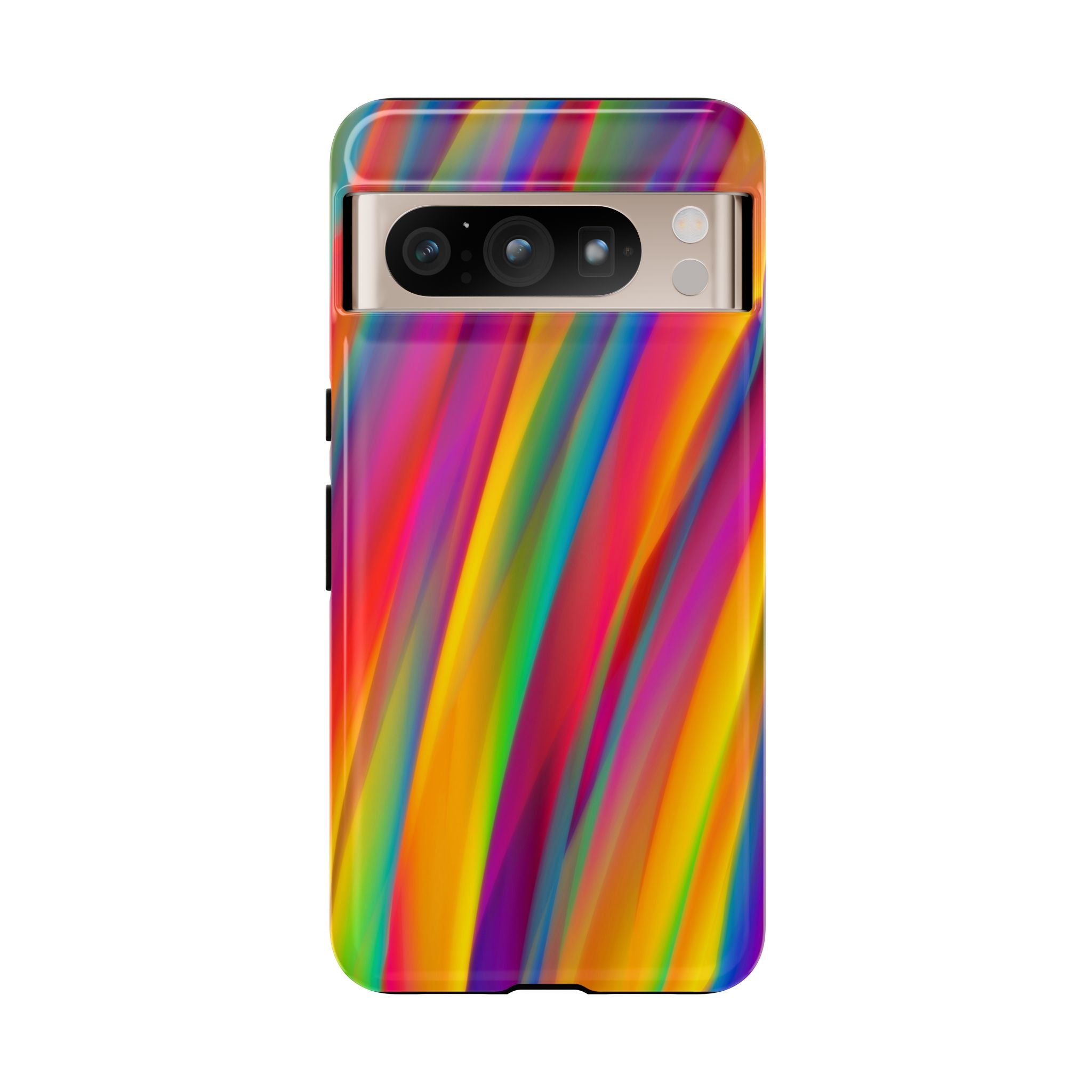 Vibrant Tough Phone Case, Colorful Phone Protection, Artistic Cell Cover, Gift for Gamers, Fun Tech Accessory, Pride Celebration