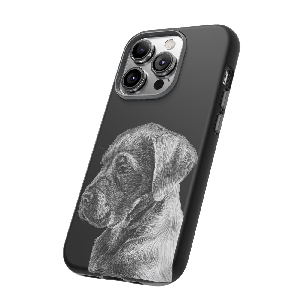 Custom Phone Case for Dog Lovers, Tough Cases with Labrador Design, Pet Owner Gift, Personalized Phone Cover, Animal Art Case