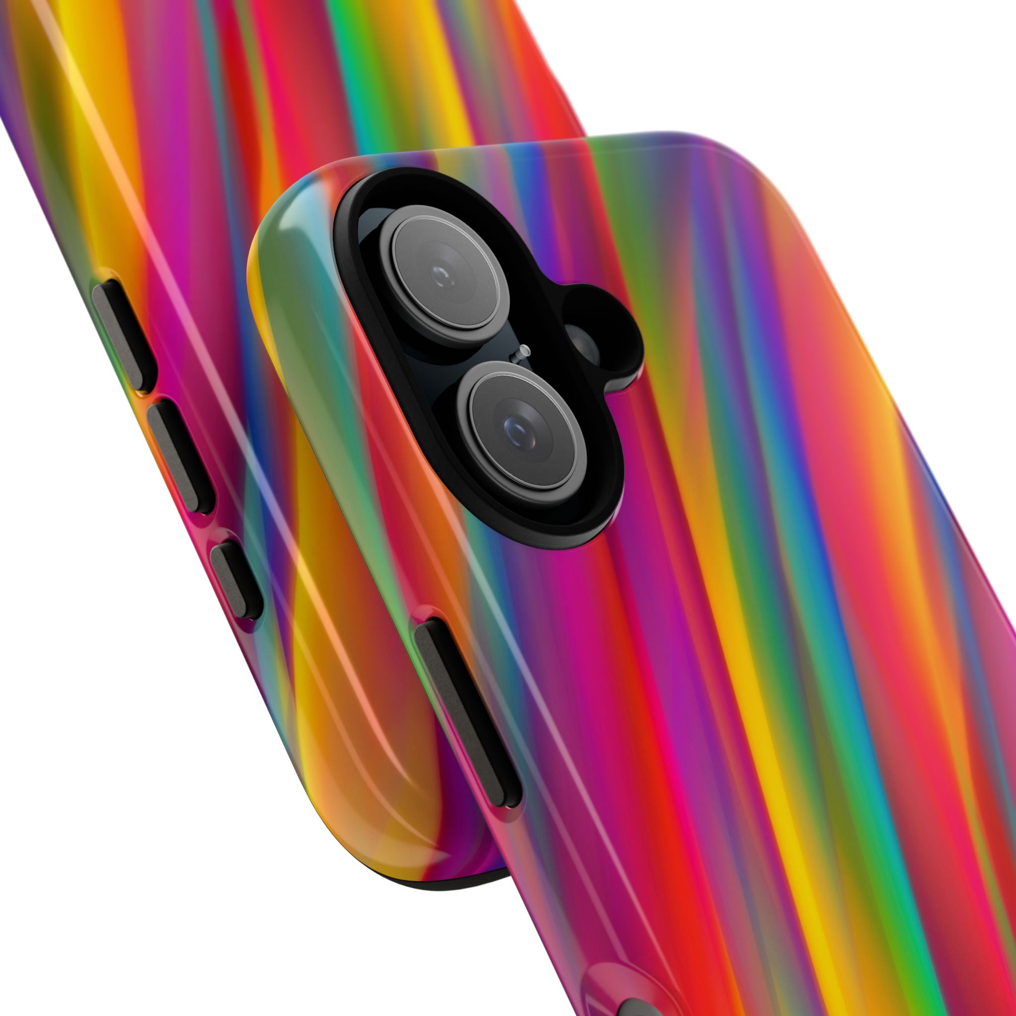 Vibrant Tough Phone Case, Colorful Phone Protection, Artistic Cell Cover, Gift for Gamers, Fun Tech Accessory, Pride Celebration