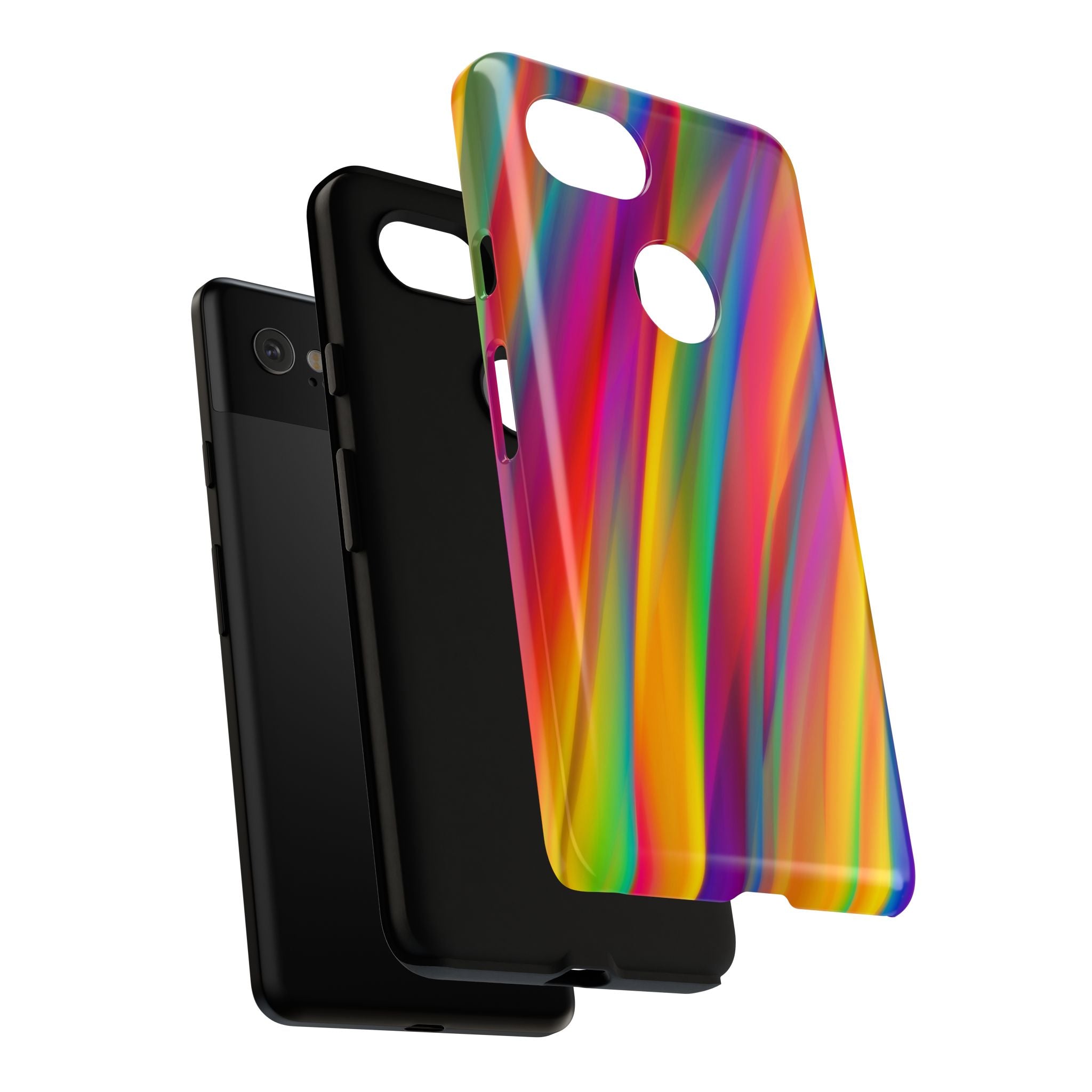 Vibrant Tough Phone Case, Colorful Phone Protection, Artistic Cell Cover, Gift for Gamers, Fun Tech Accessory, Pride Celebration