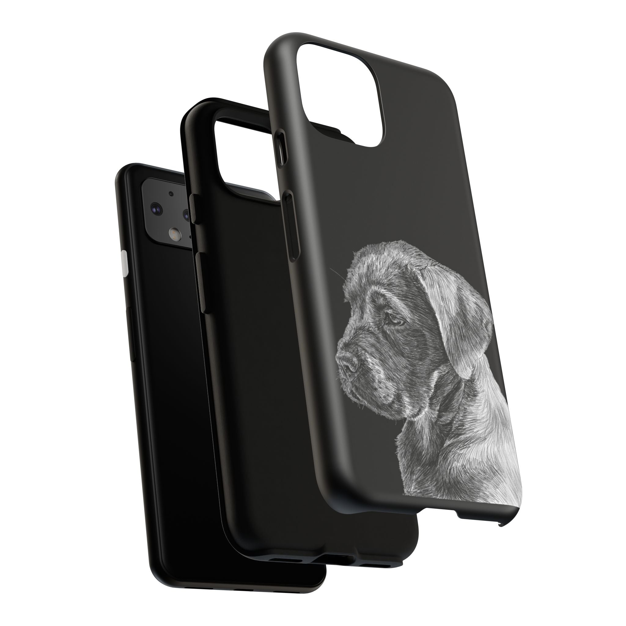 Custom Phone Case for Dog Lovers, Tough Cases with Labrador Design, Pet Owner Gift, Personalized Phone Cover, Animal Art Case