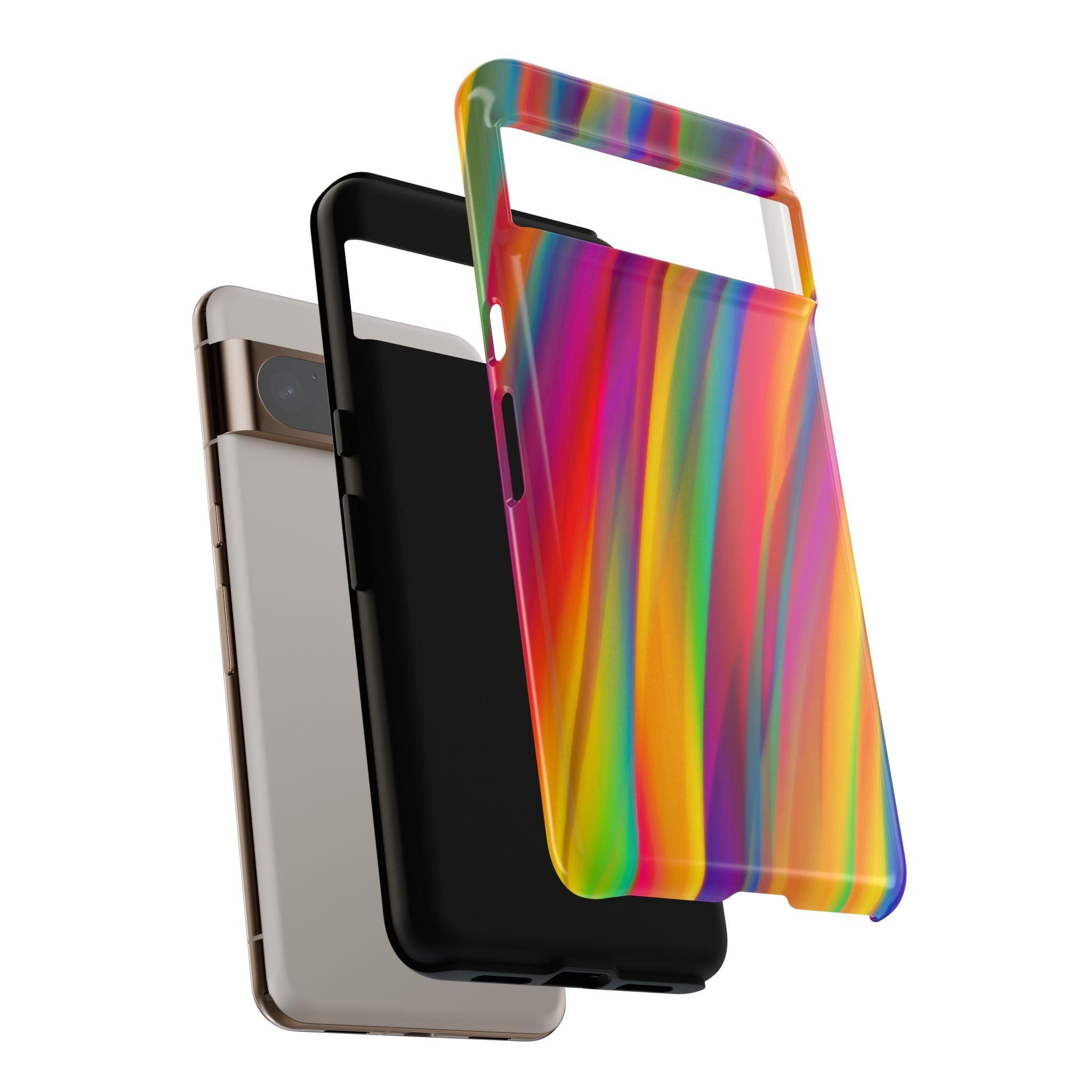 Vibrant Tough Phone Case, Colorful Phone Protection, Artistic Cell Cover, Gift for Gamers, Fun Tech Accessory, Pride Celebration