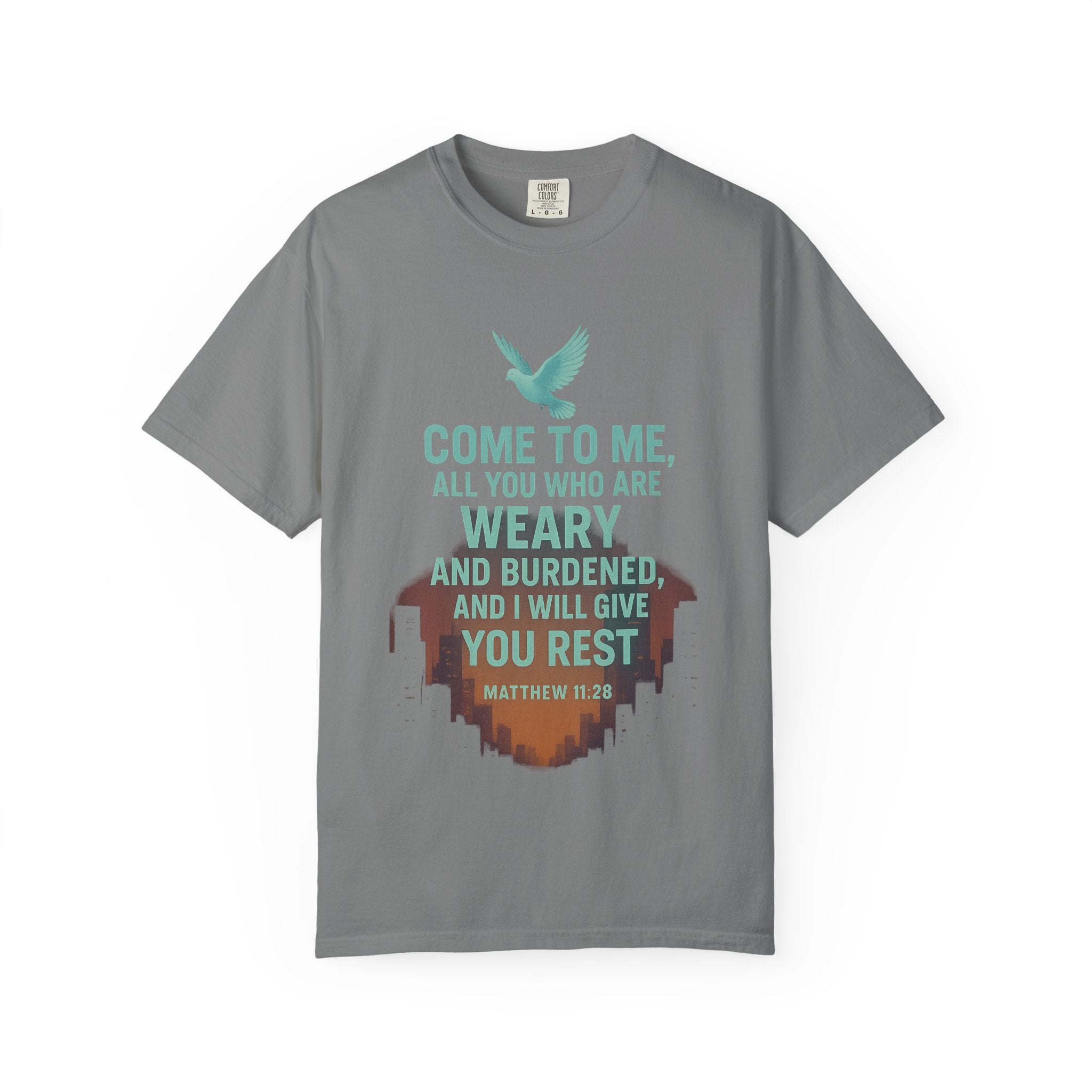 Garments of the Bible Unisex T-shirt Matthew 11:28