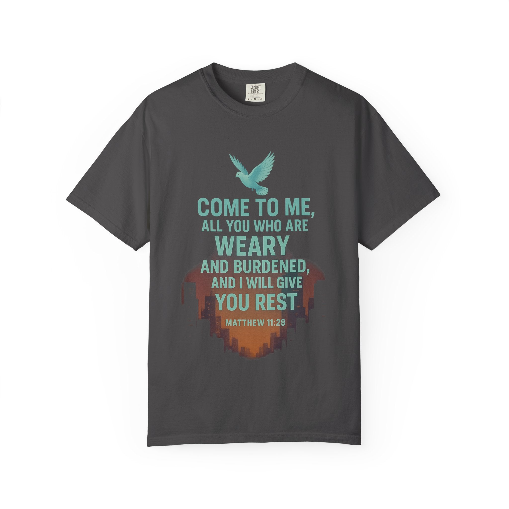 Garments of the Bible Unisex T-shirt Matthew 11:28