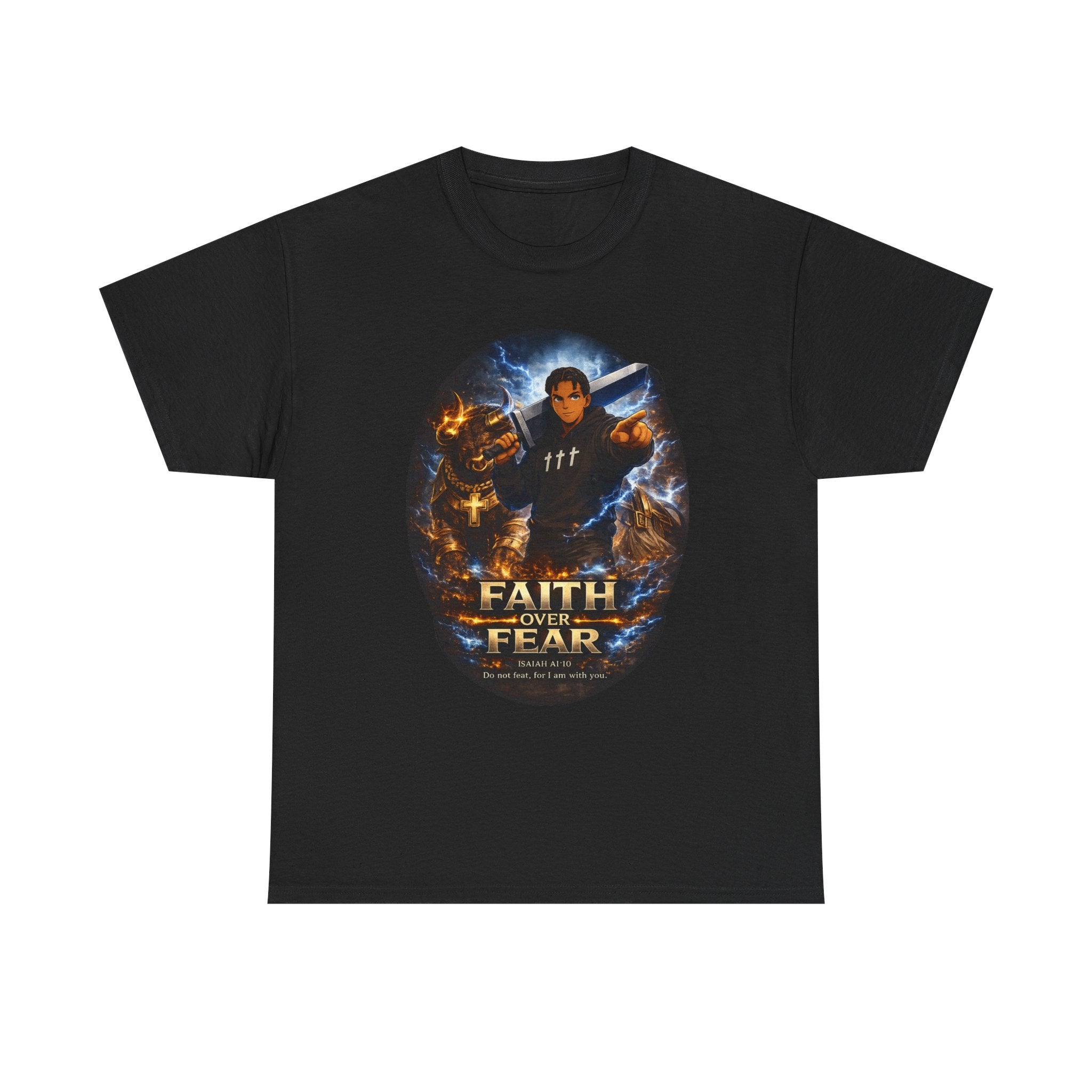 K1ng_Jen x Garments of the Bible T-shirt (Faith Over Fear)