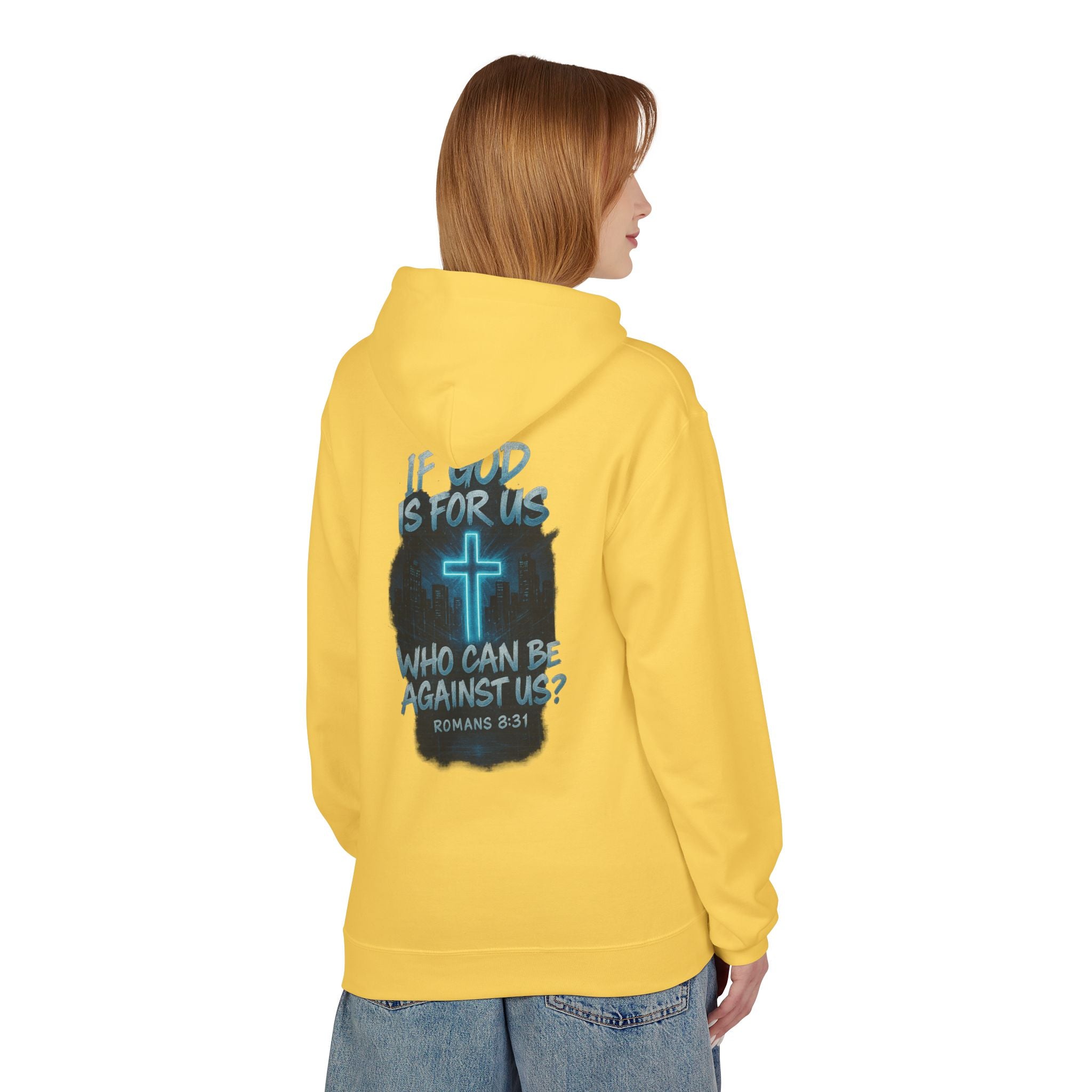 Garments of the Bible Unisex Hoodie (Romans 8:31)
